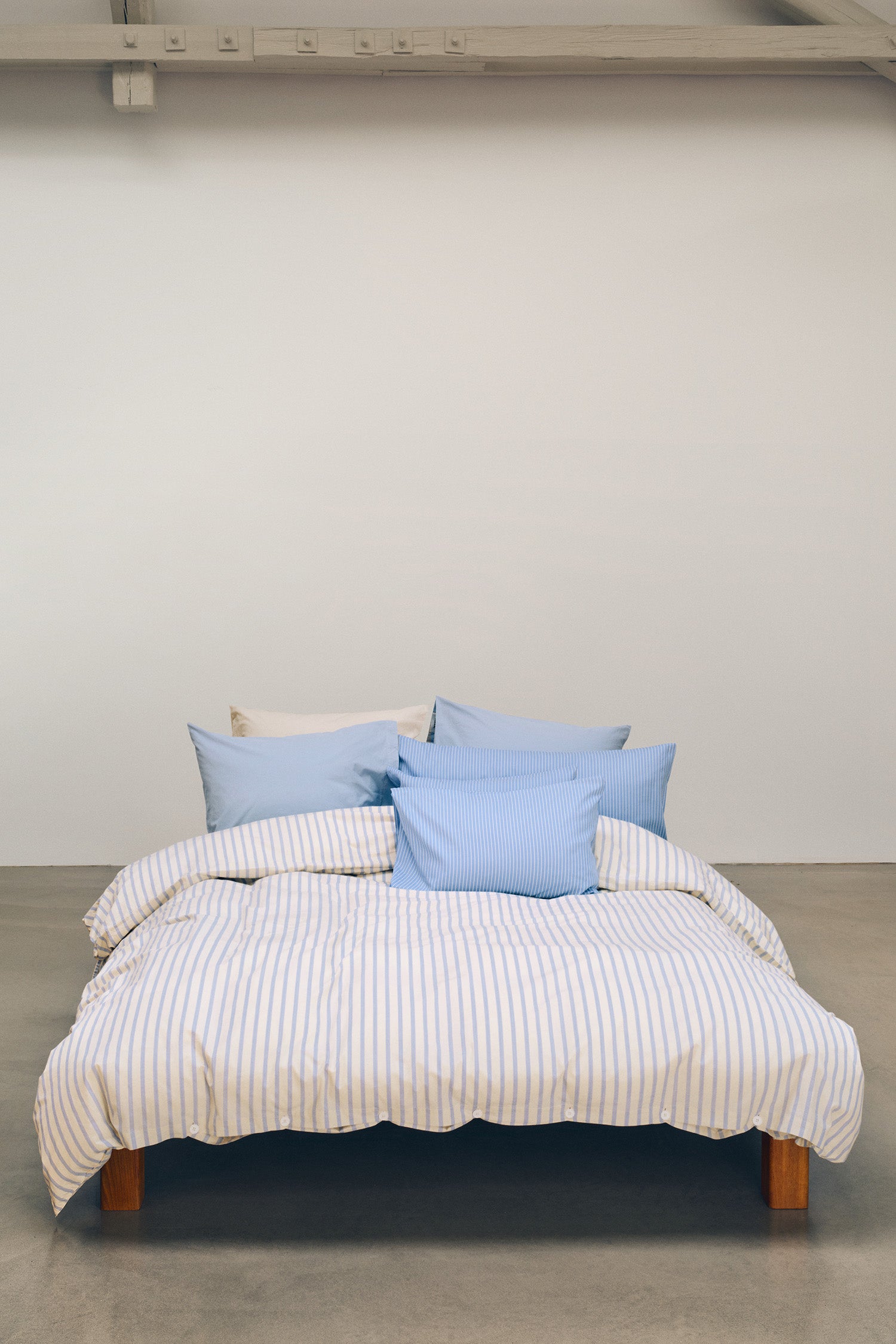 Percale Pillowcase Island Blue