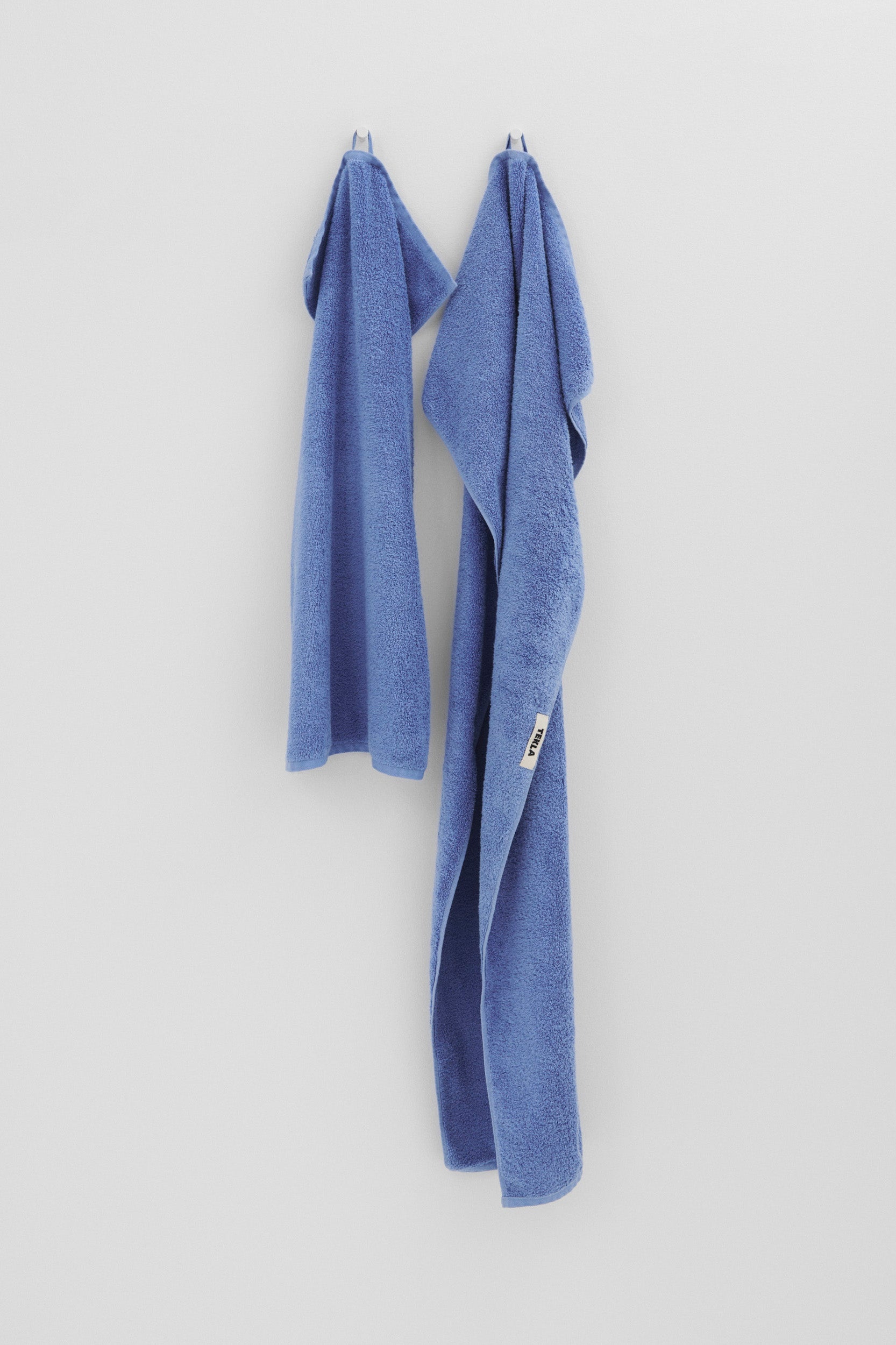 Terry Guest Towel Clear Blue