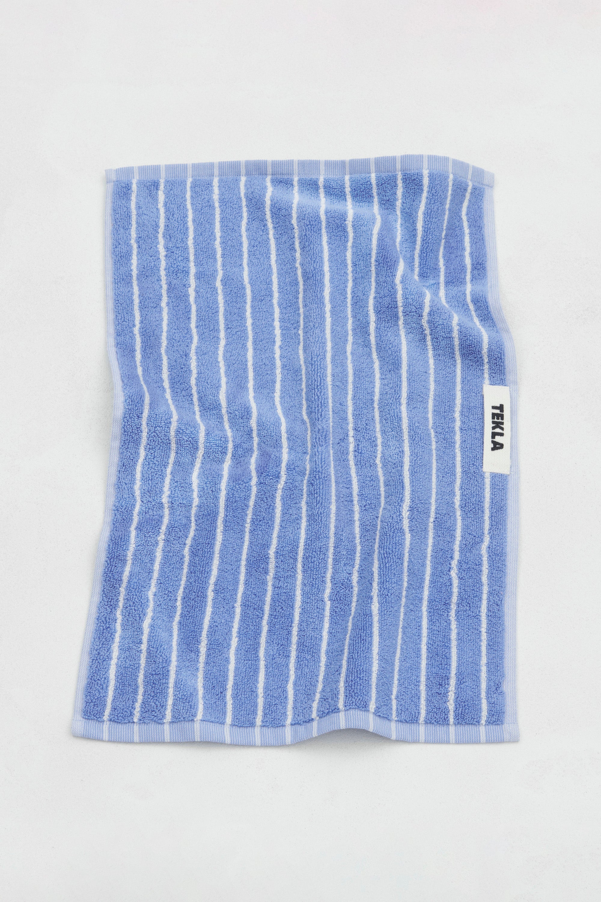 Terry Bath Towel Clear Blue Stripes
