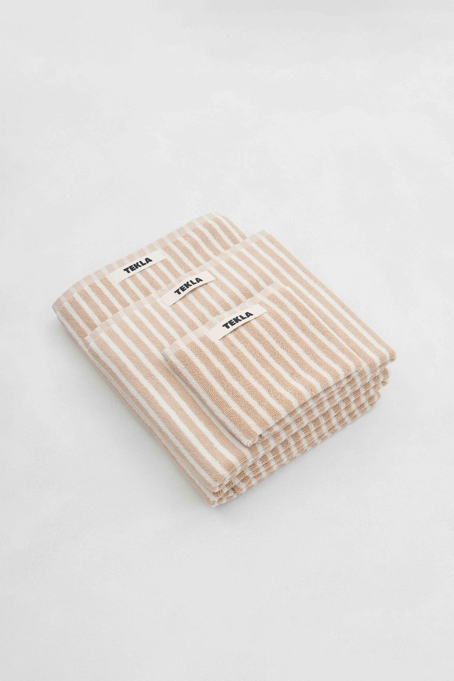 Terry Guest Towel Ivory Stripe