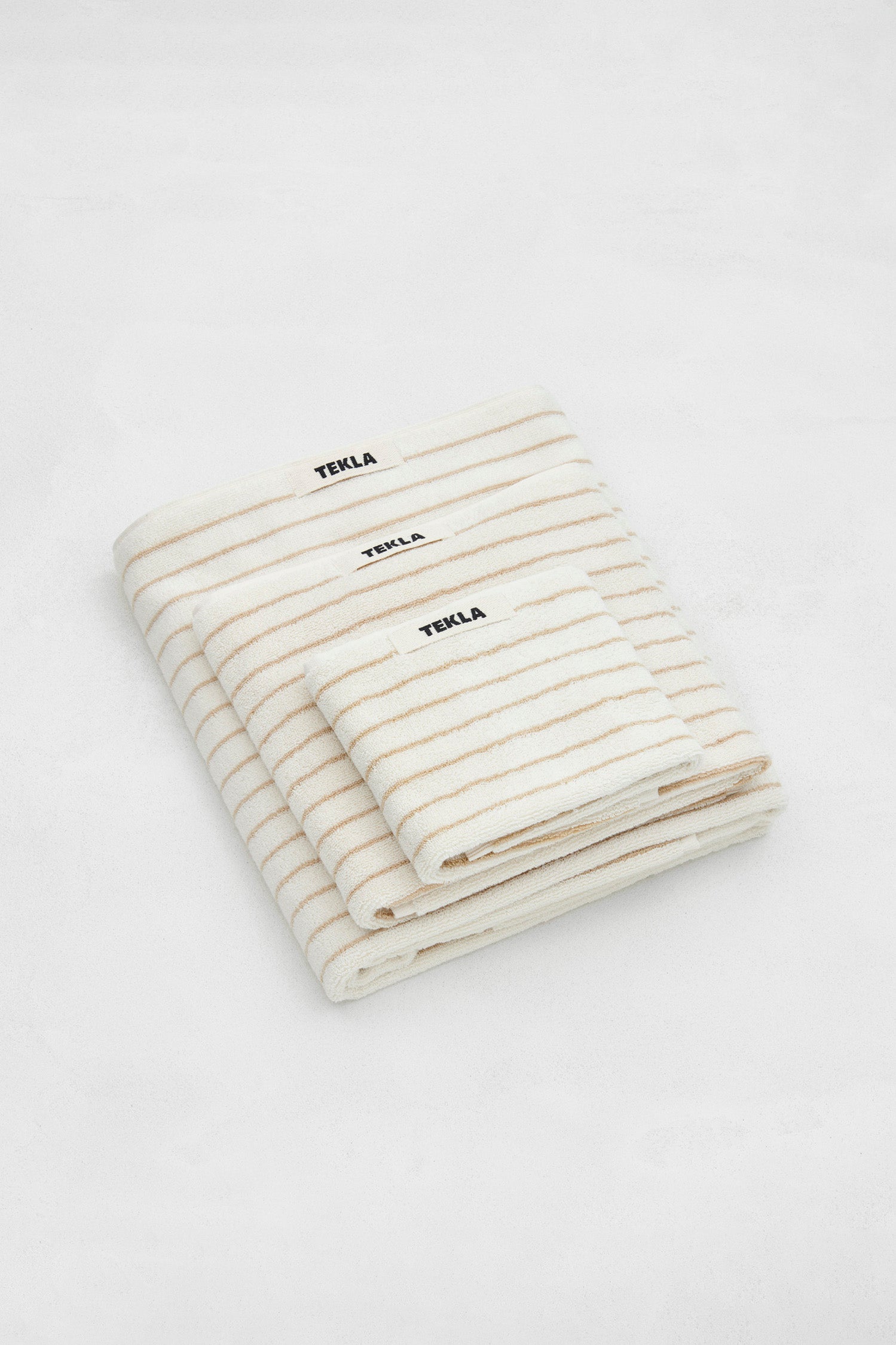 Terry Washcloth Sienna Stripe