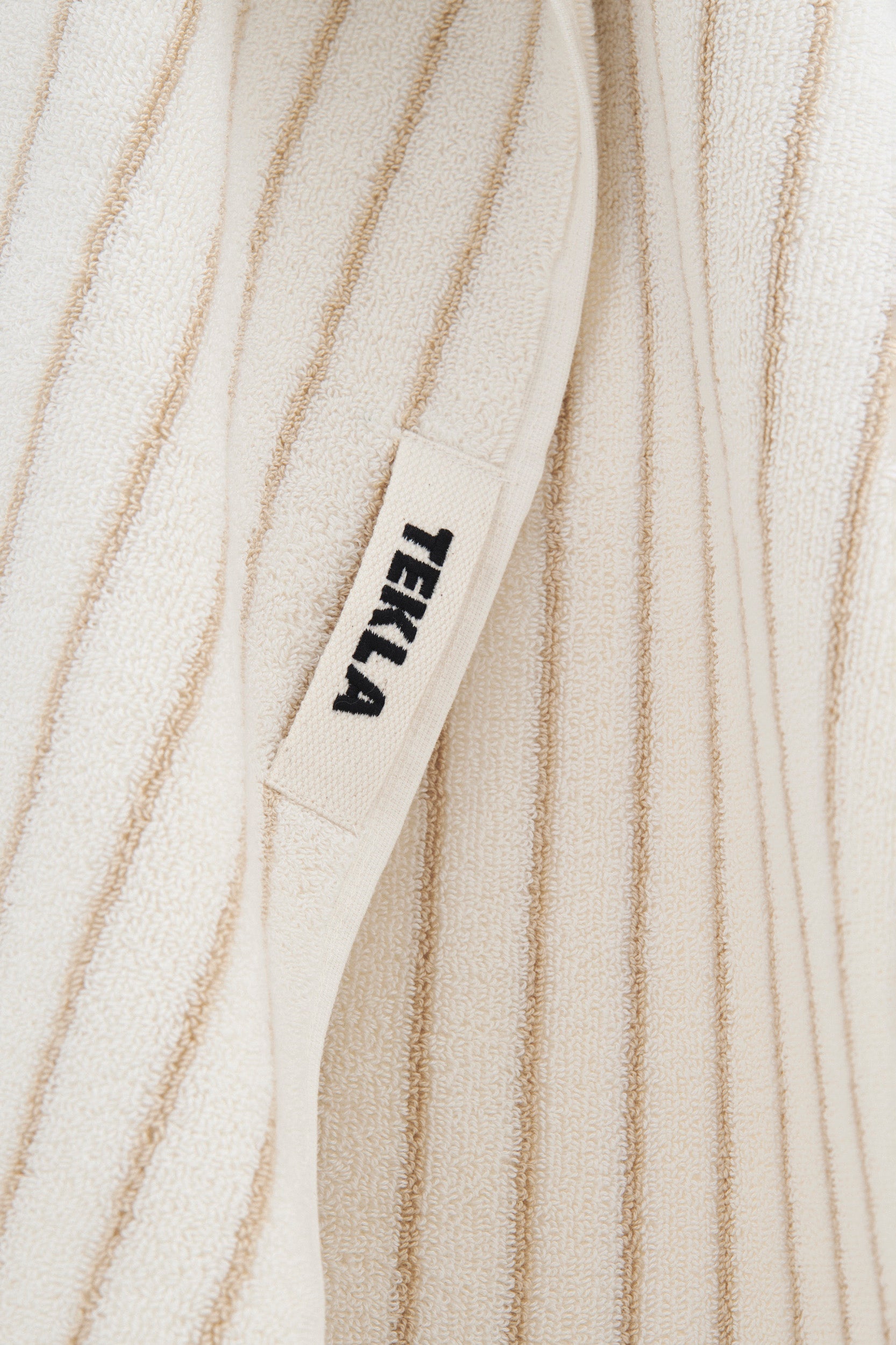 Terry Hand Towel Sienna Stripe