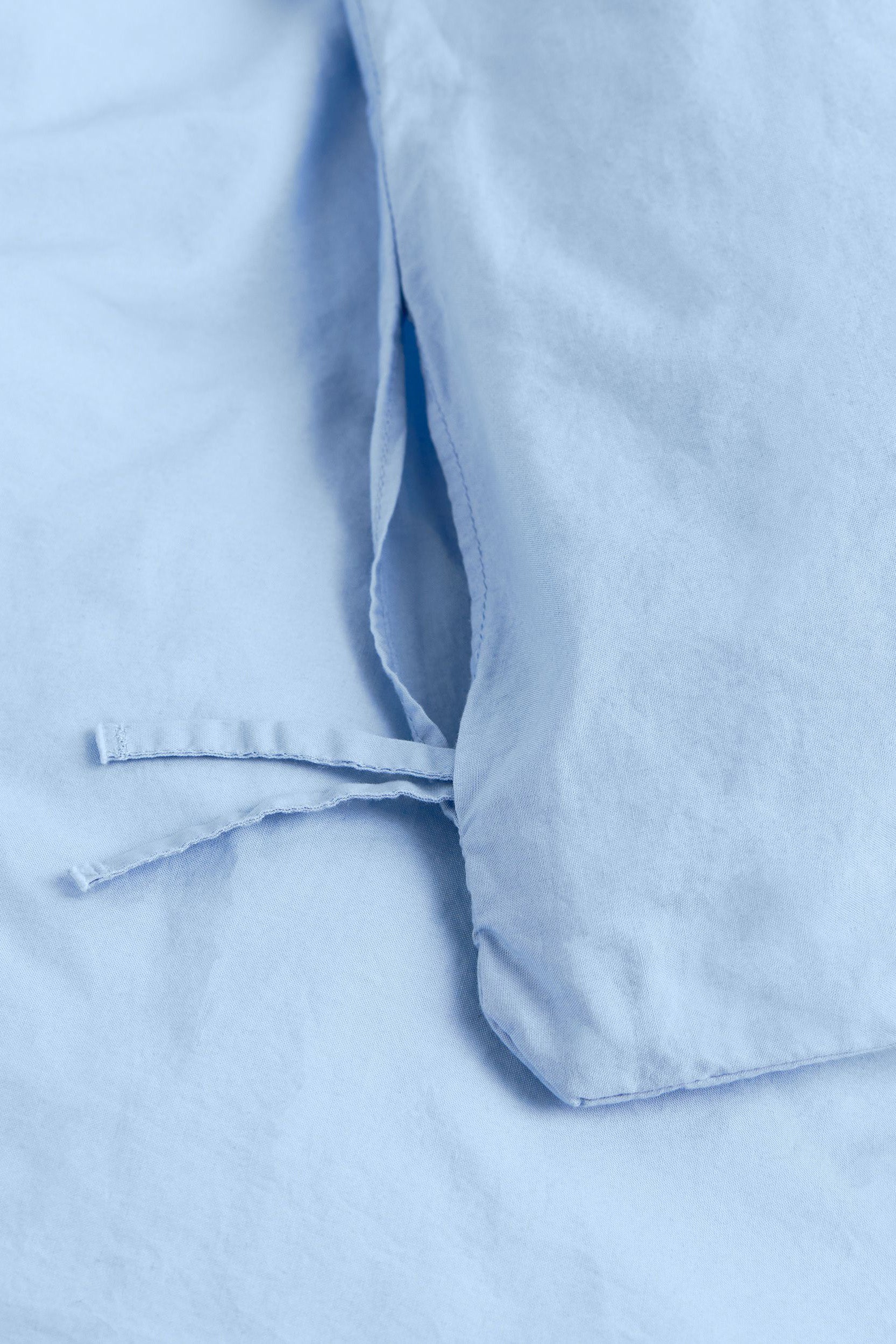 Percale King Duvet Cover Island Blue