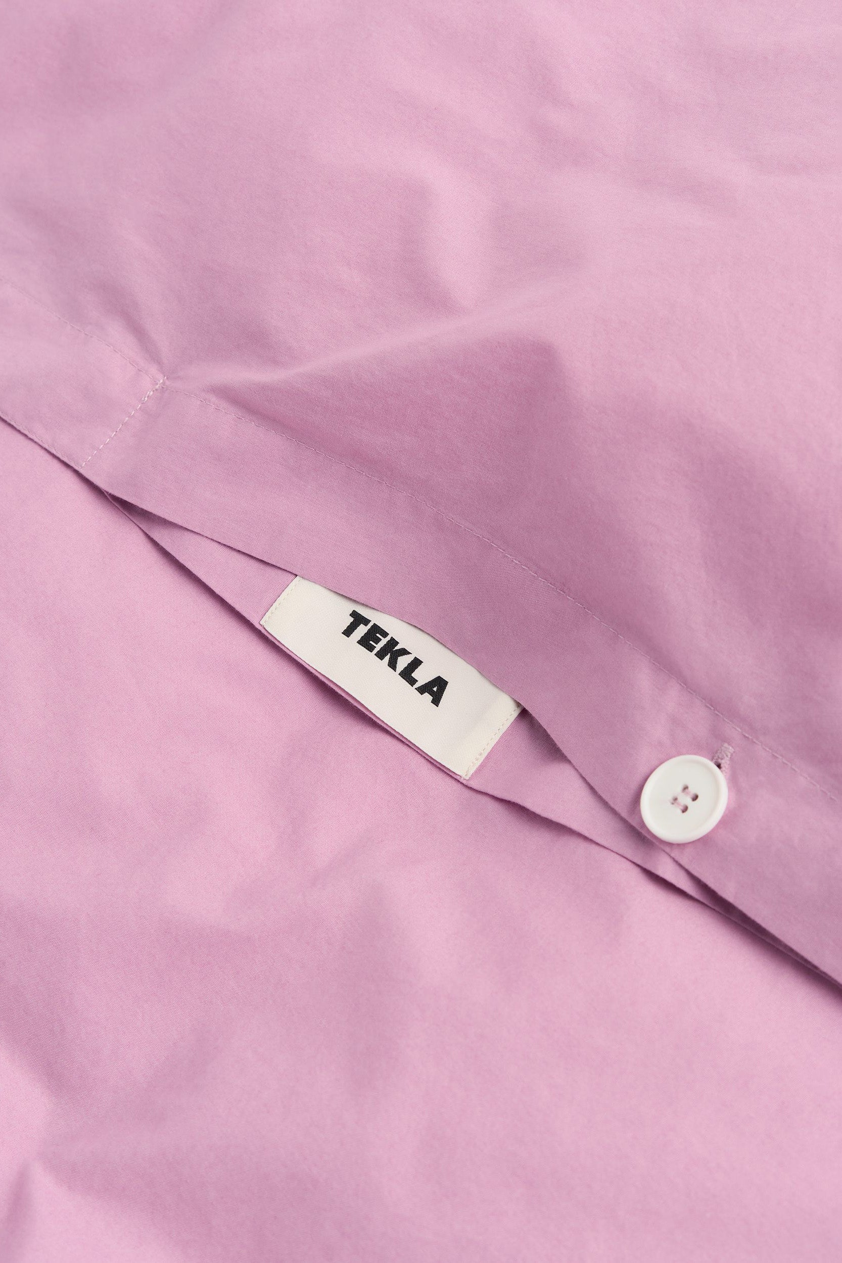 Percale Double Duvet Cover Mallow Pink