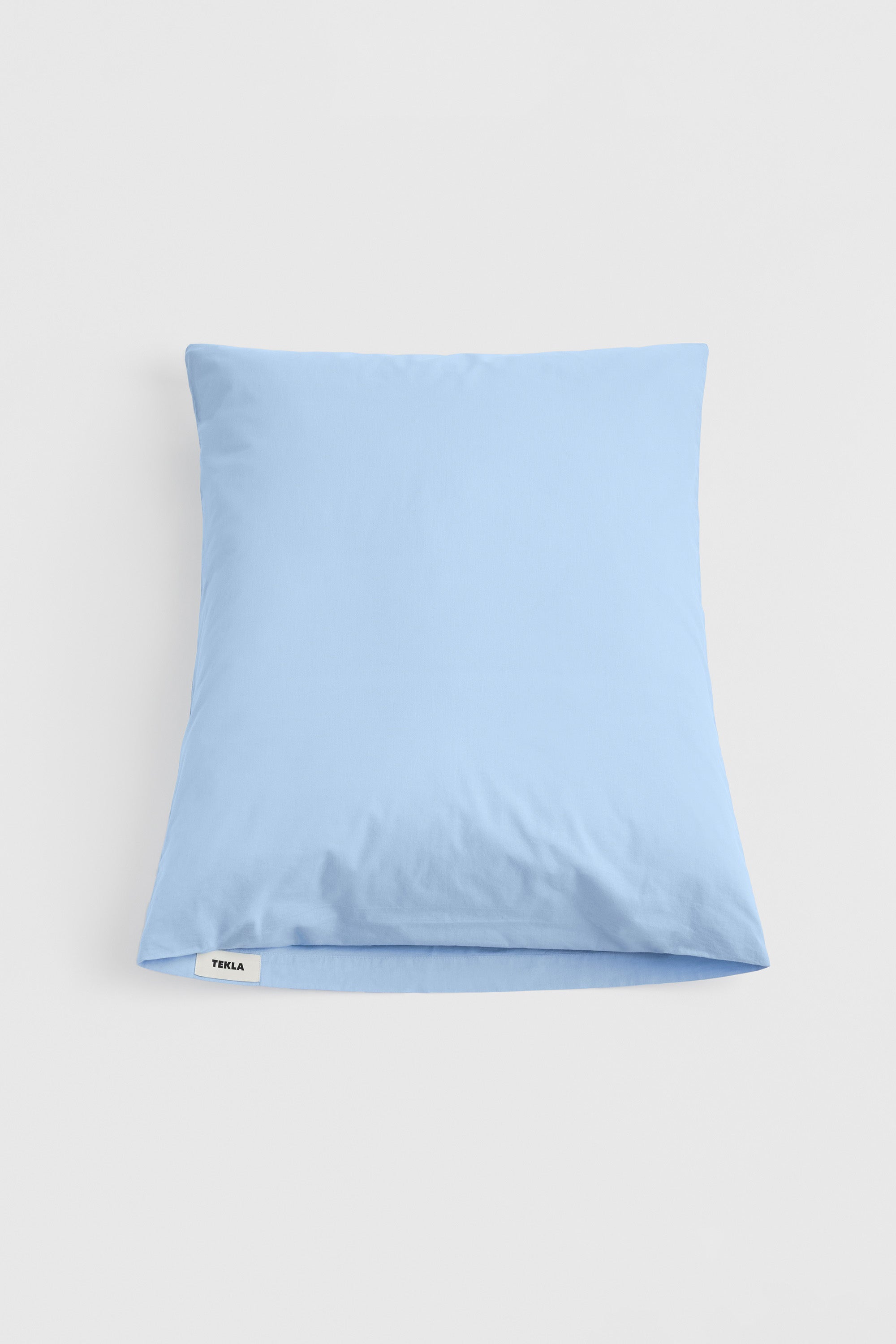 Percale Pillowcase Island Blue