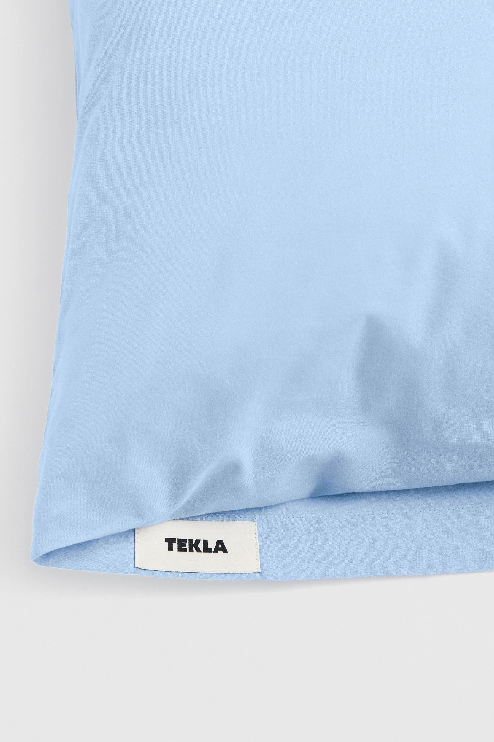 Percale Pillowcase Island Blue