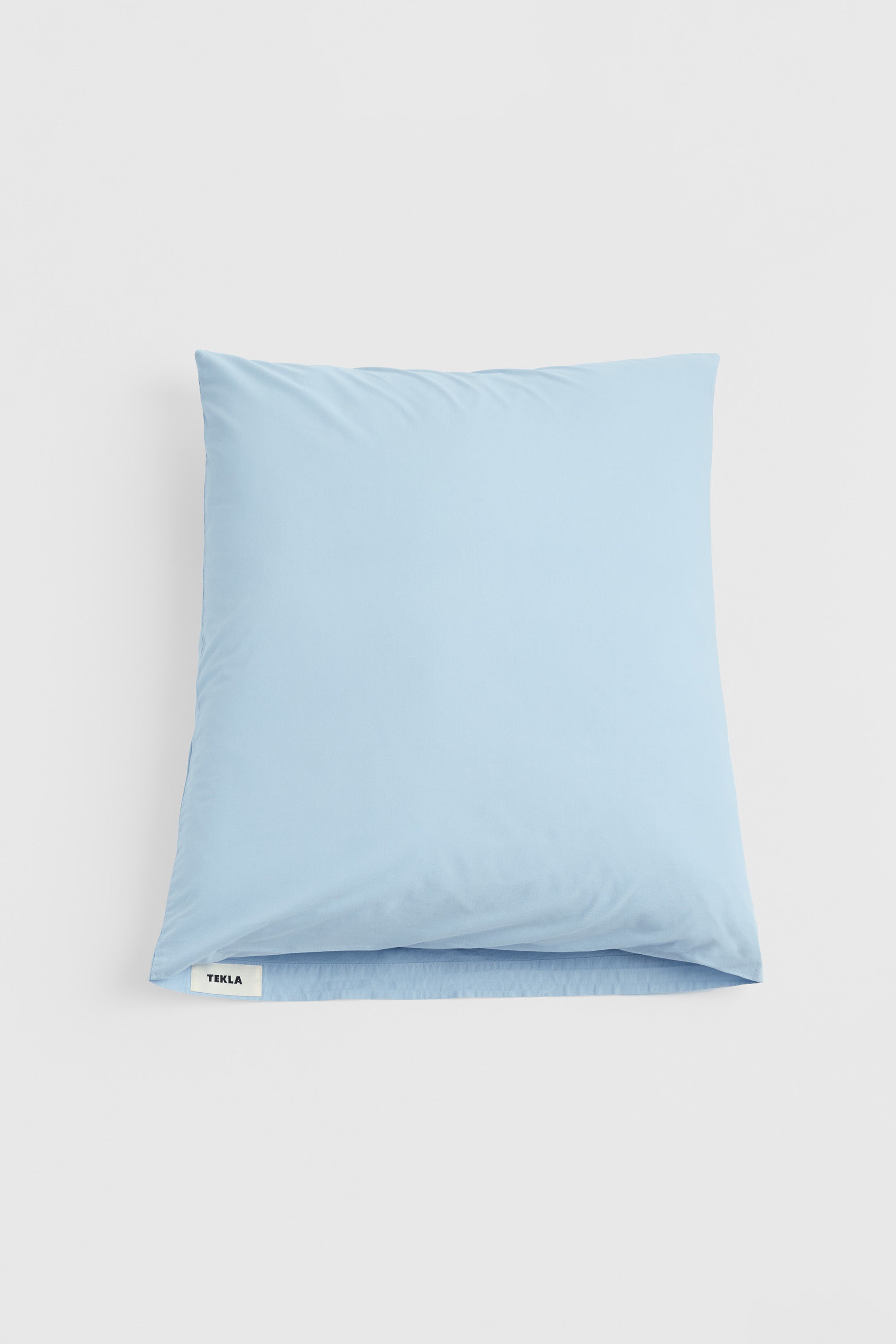 Percale Pillowcase Morning Blue