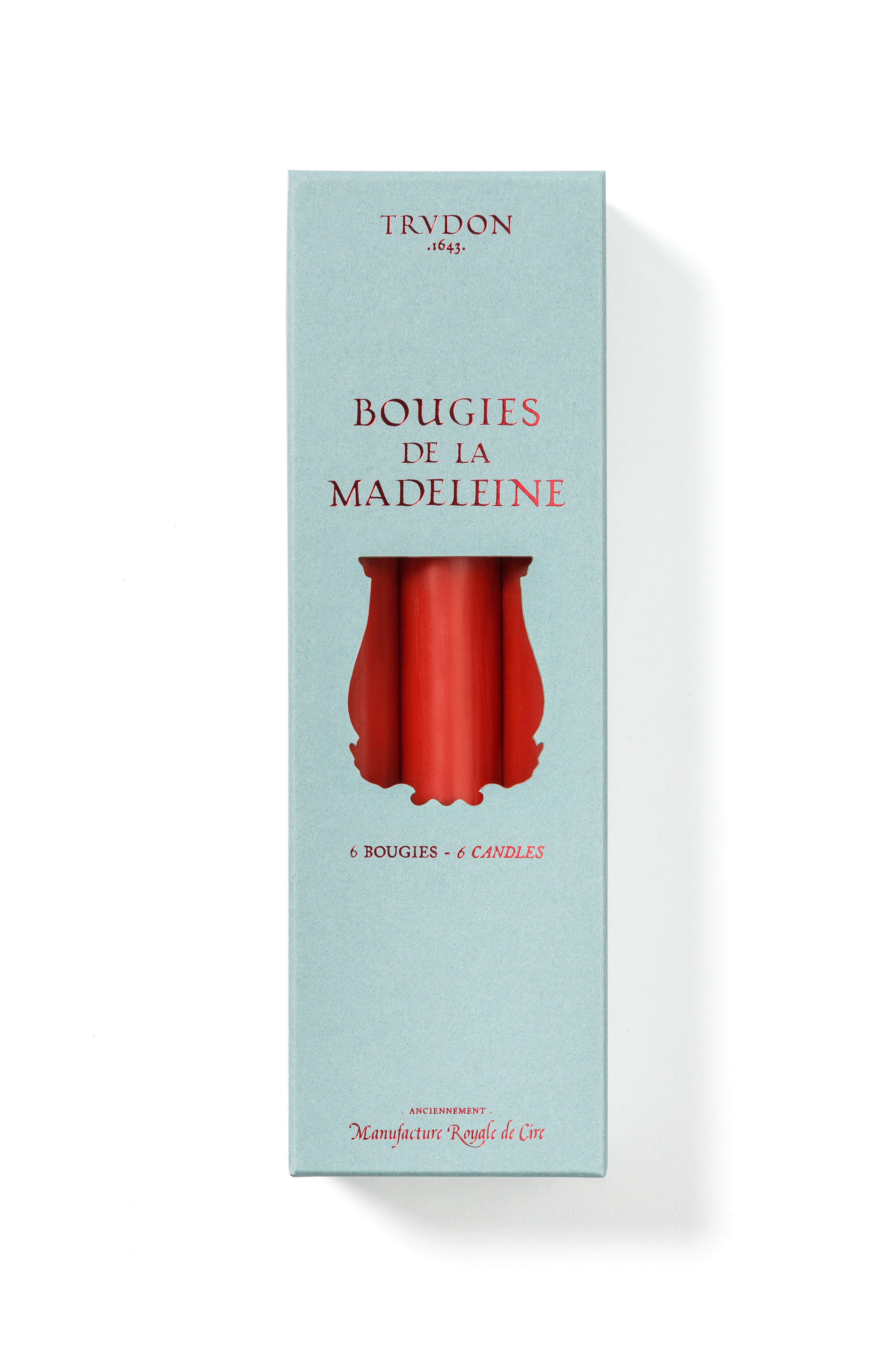 Madeline Candles Bright Red