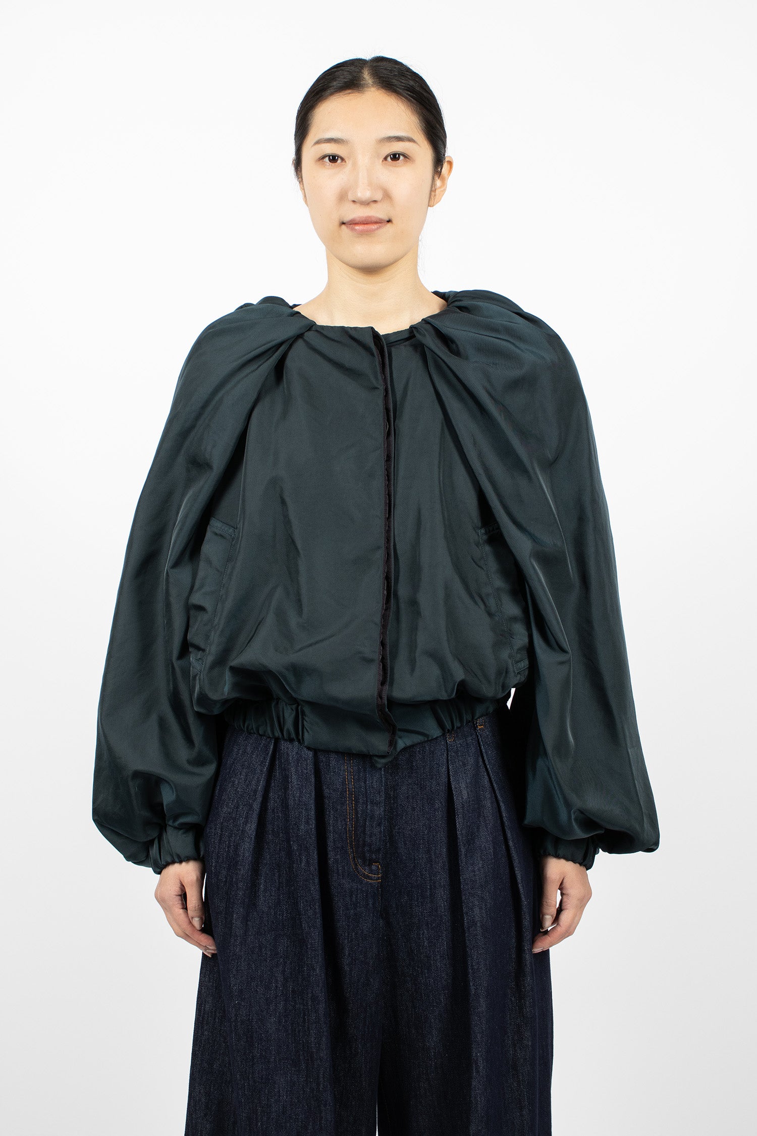 Constructed Jacket Petrol