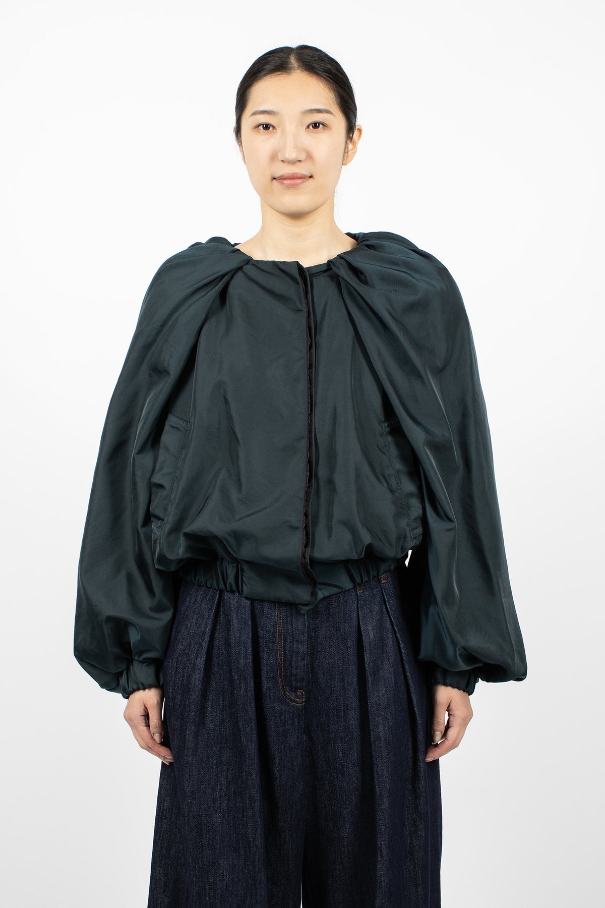 Constructed Jacket Petrol