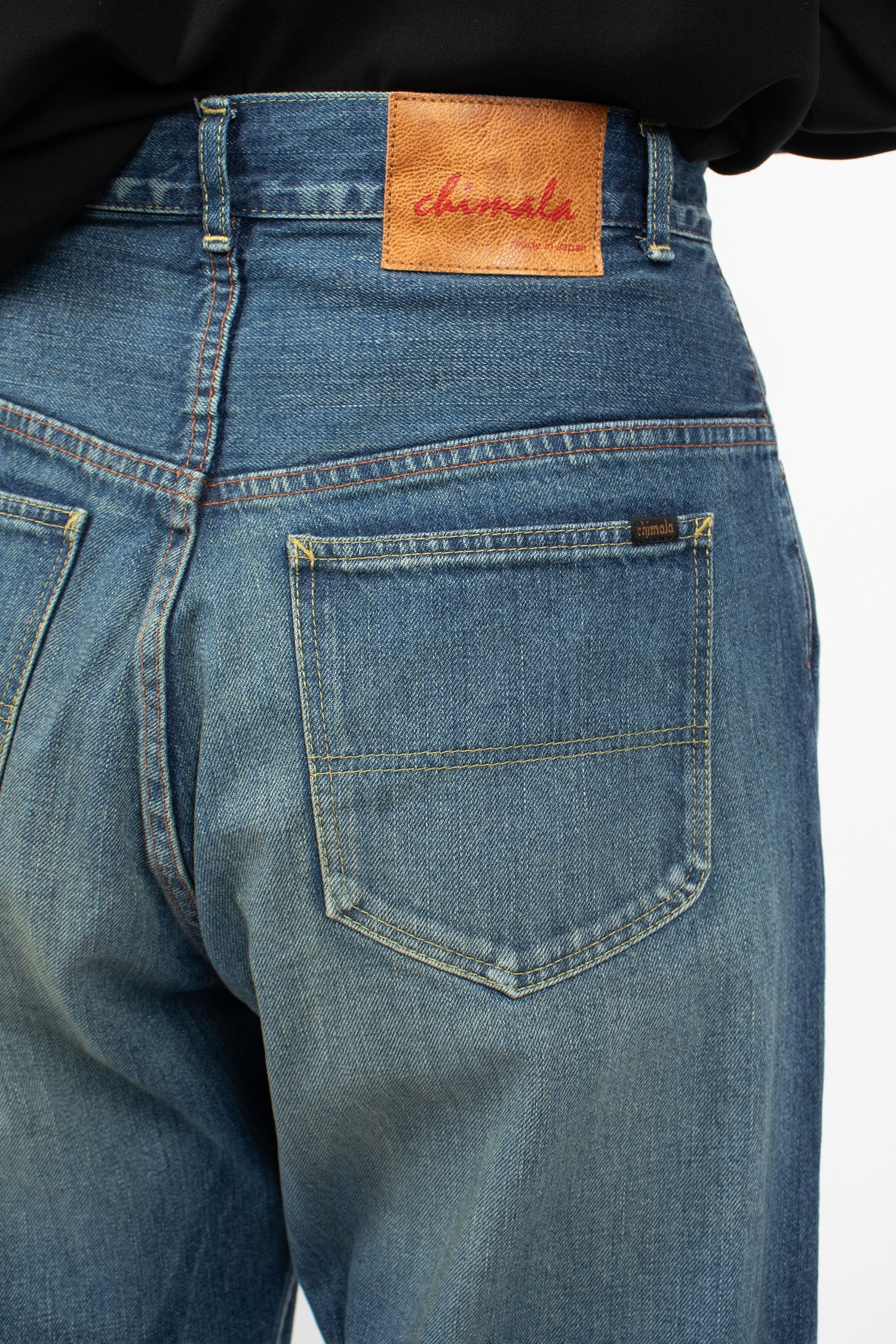 WP12 Selvedge Ranch Jean Dark Wash