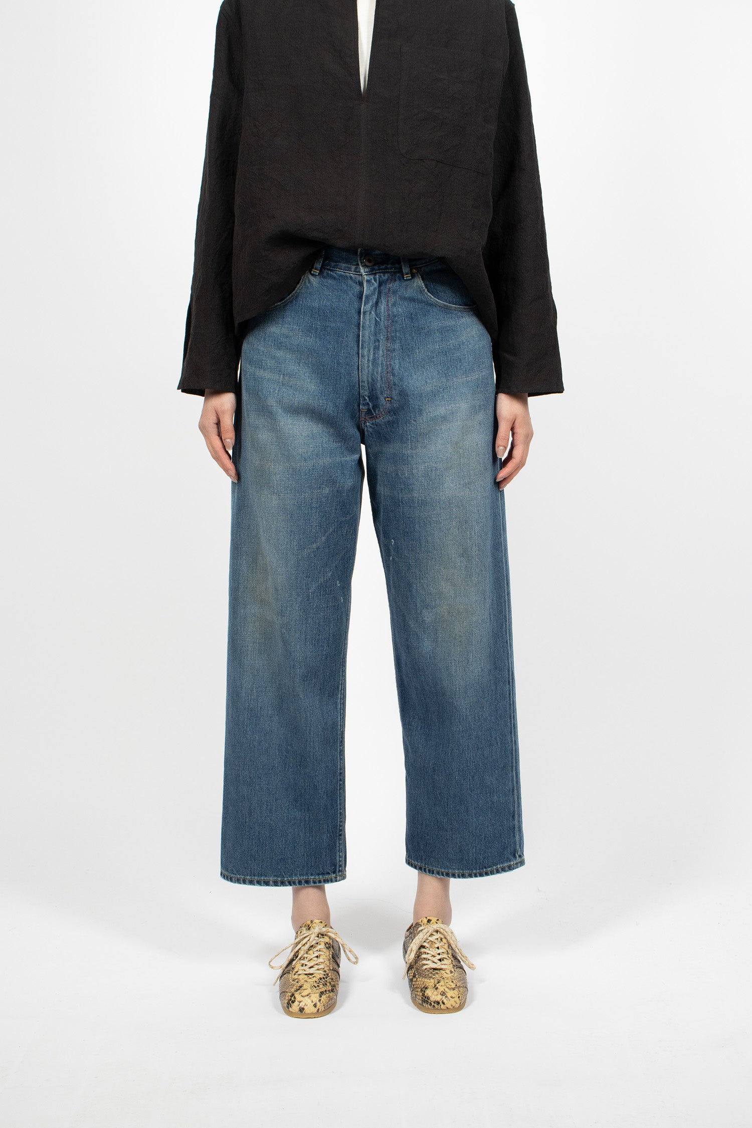 WP12 Selvedge Ranch Jean Medium Wash