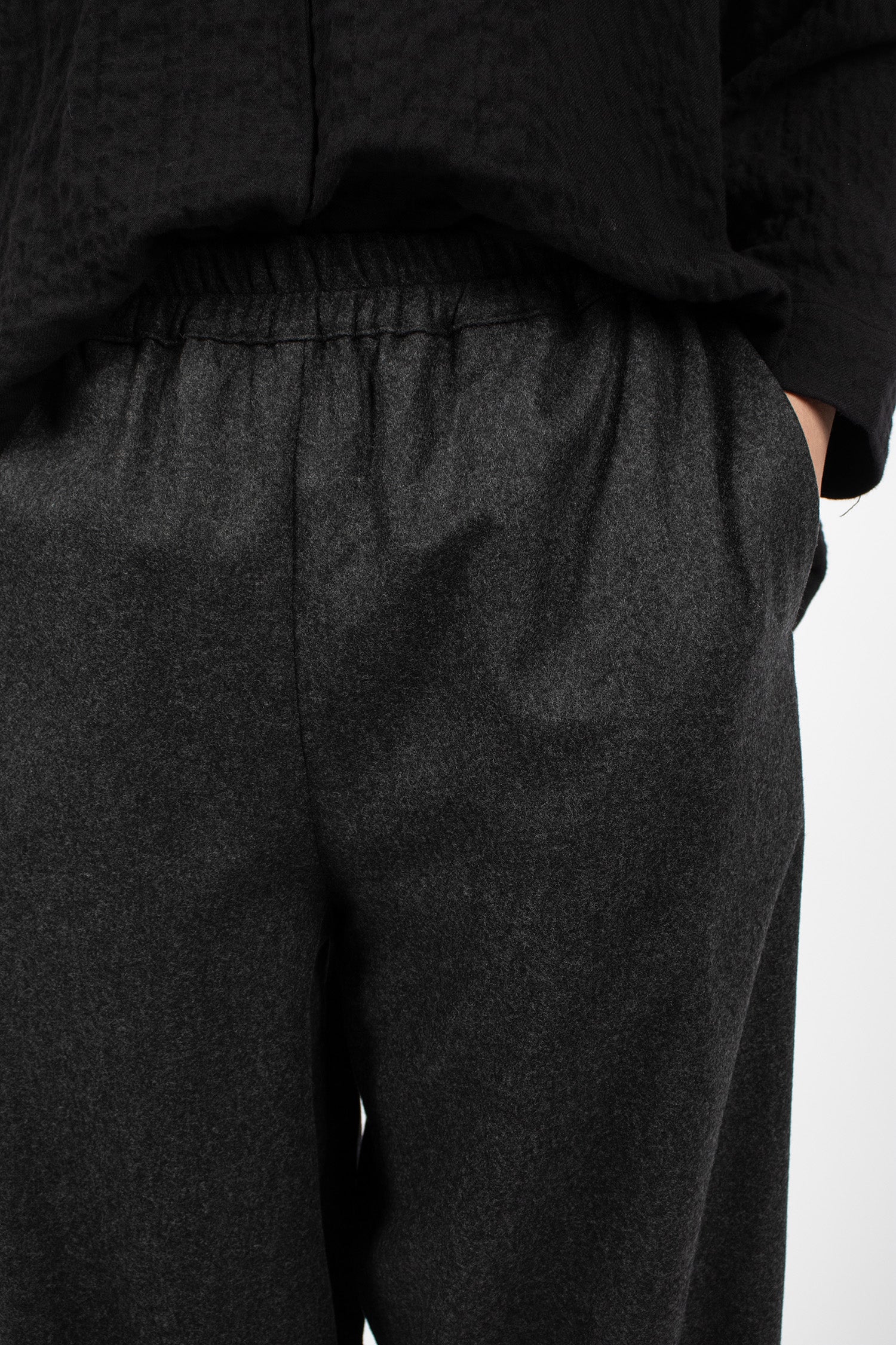 The Acrobat Trousers Charcoal Flannel