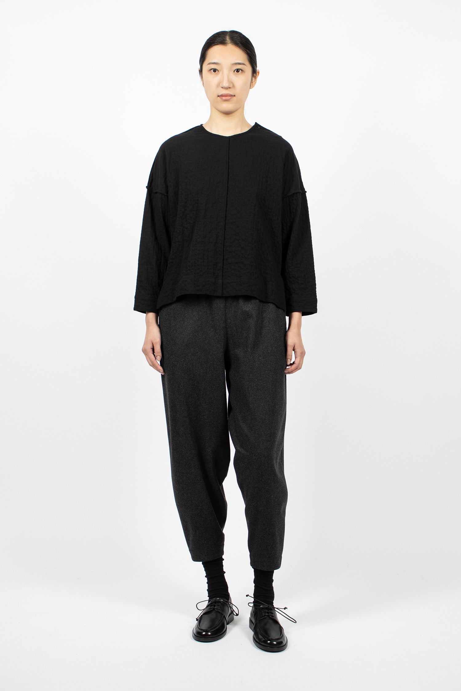 The Acrobat Trousers Charcoal Flannel