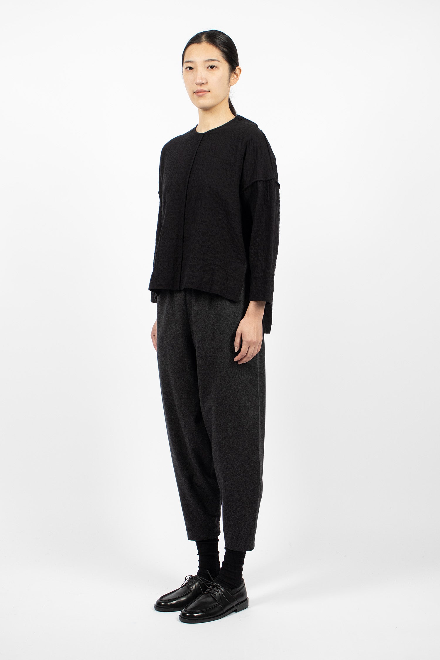 The Acrobat Trousers Charcoal Flannel