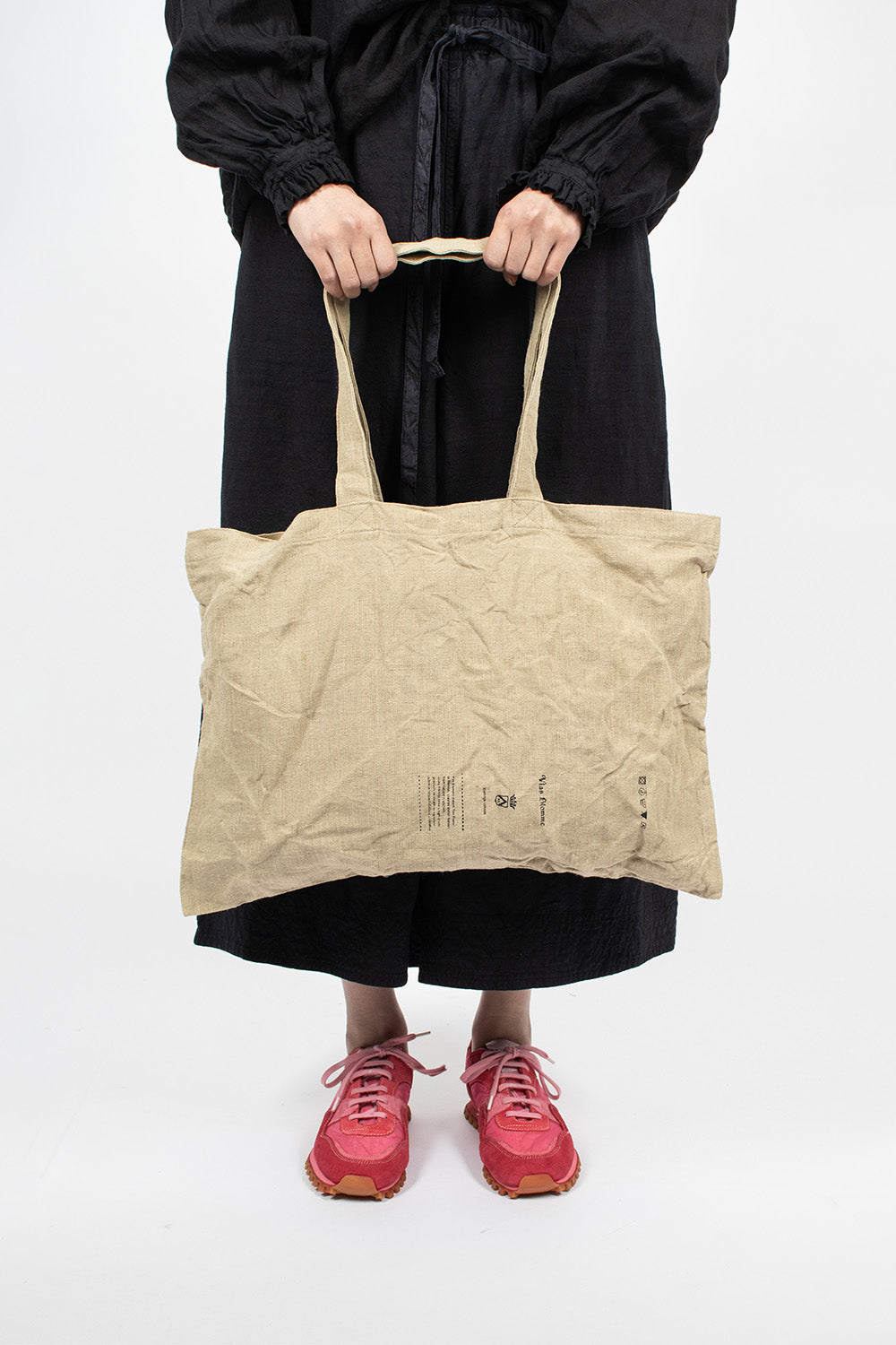 Medium Linen Tote Bag Natural