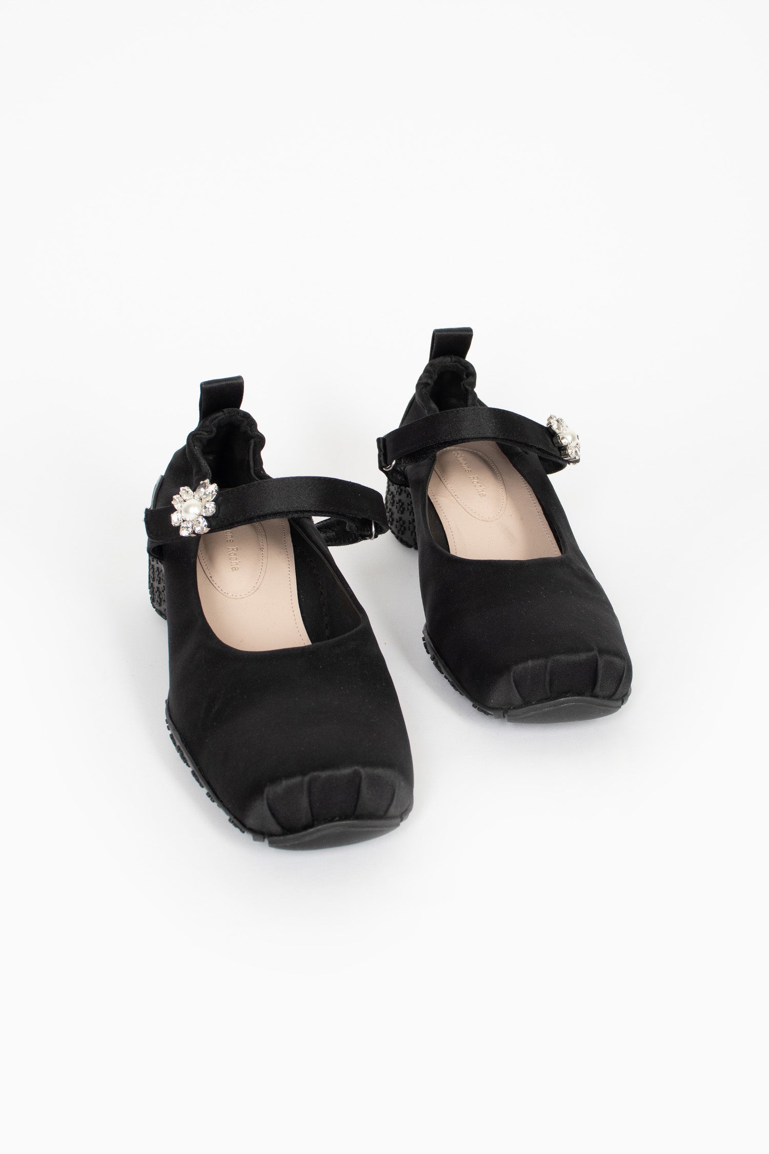 Embellished Ballet Runner Black/Pearl/Clear