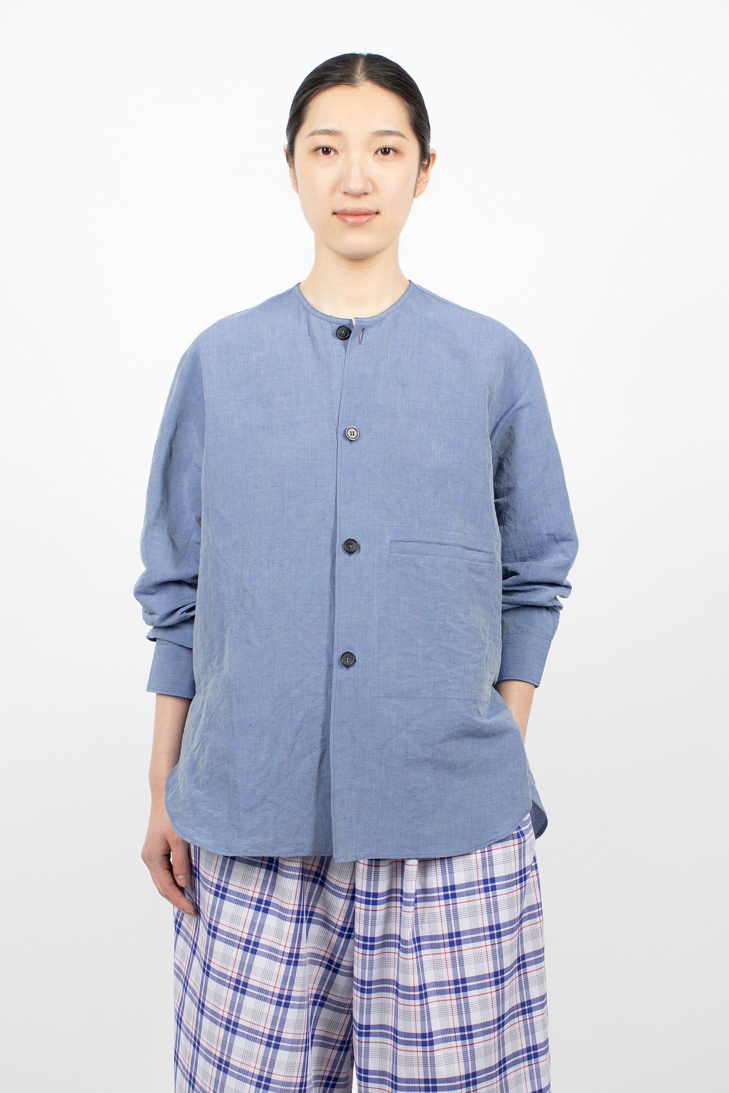 Barna Henley Shirt Blue Jeans