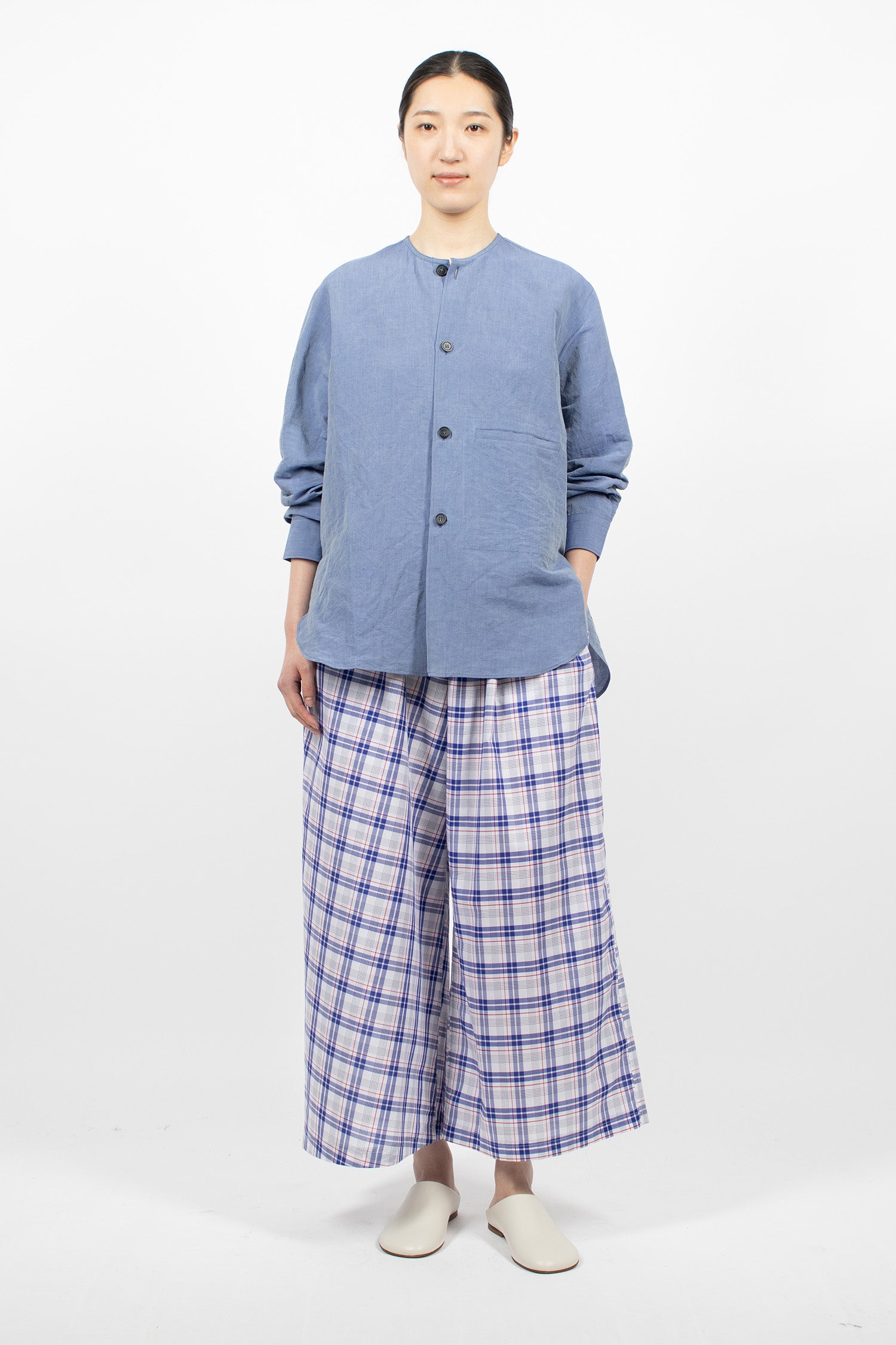 Barna Henley Shirt Blue Jeans