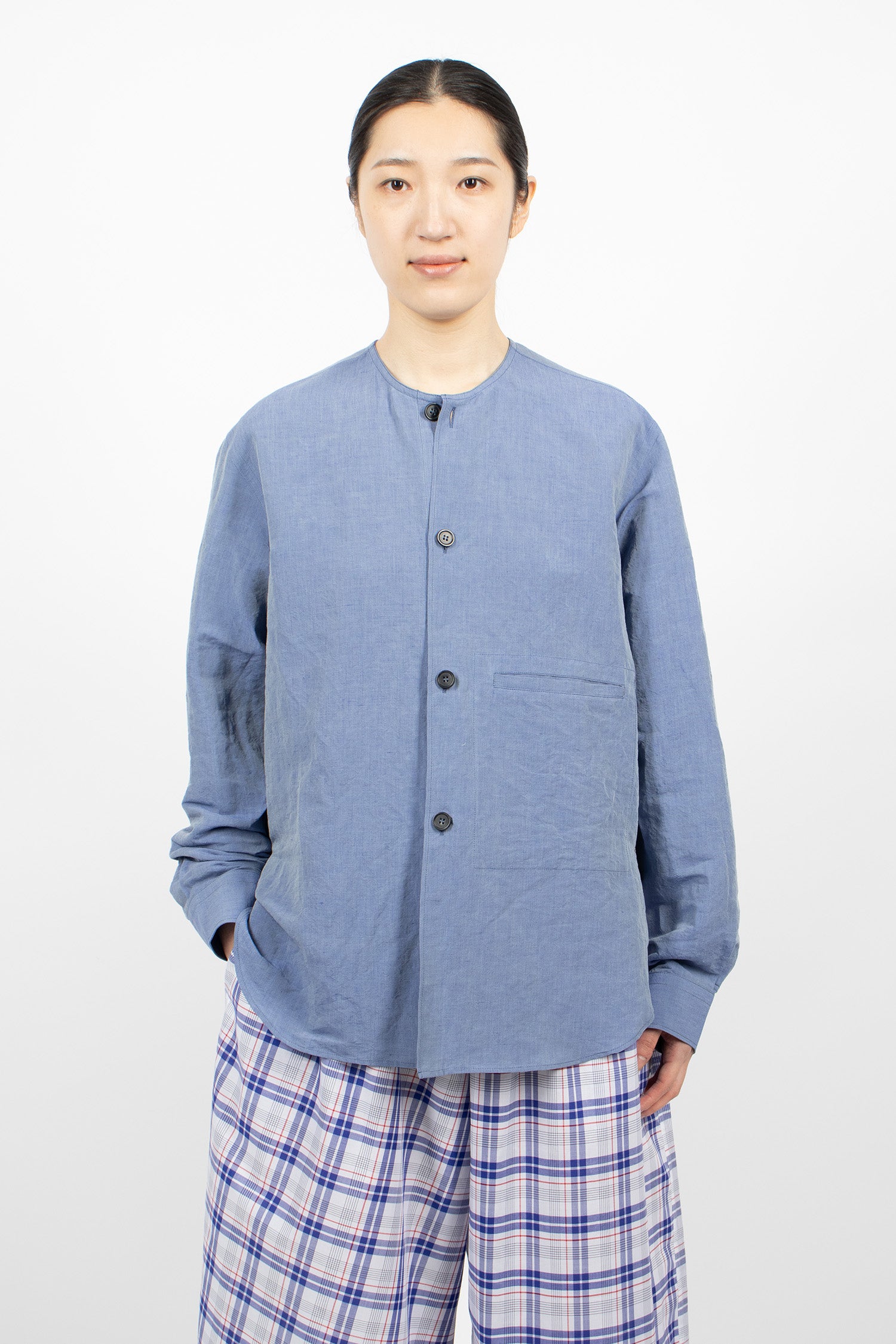 Barna Henley Shirt Blue Jeans