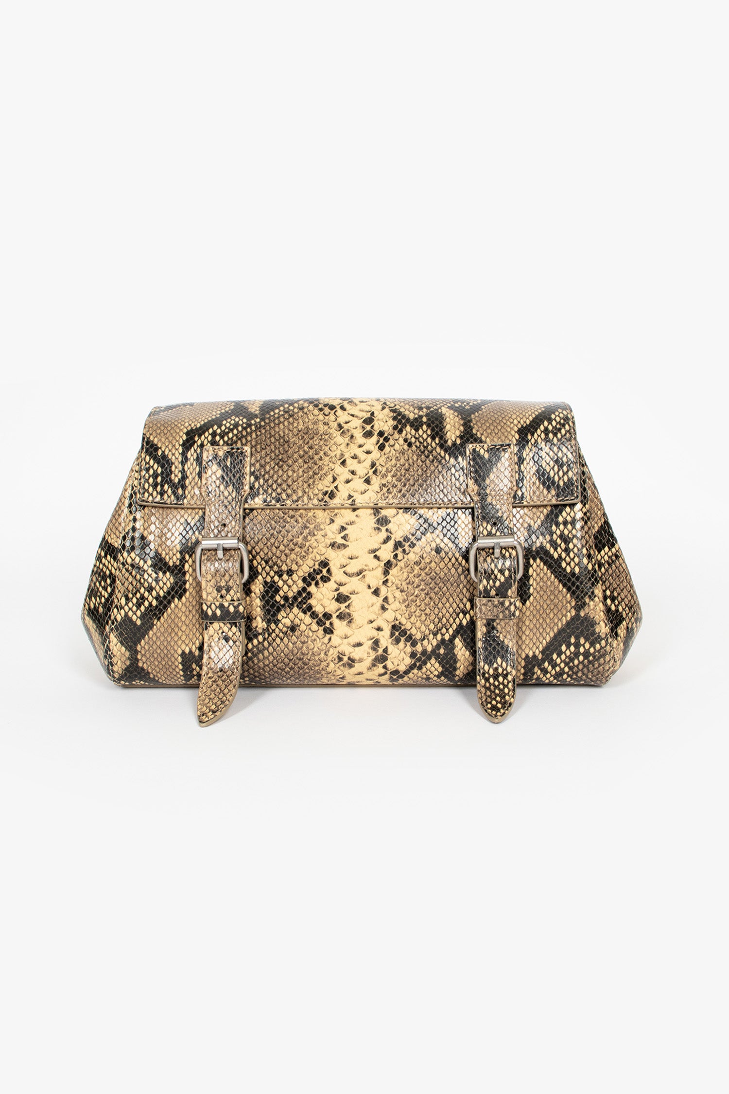 Leather Satchel Beige