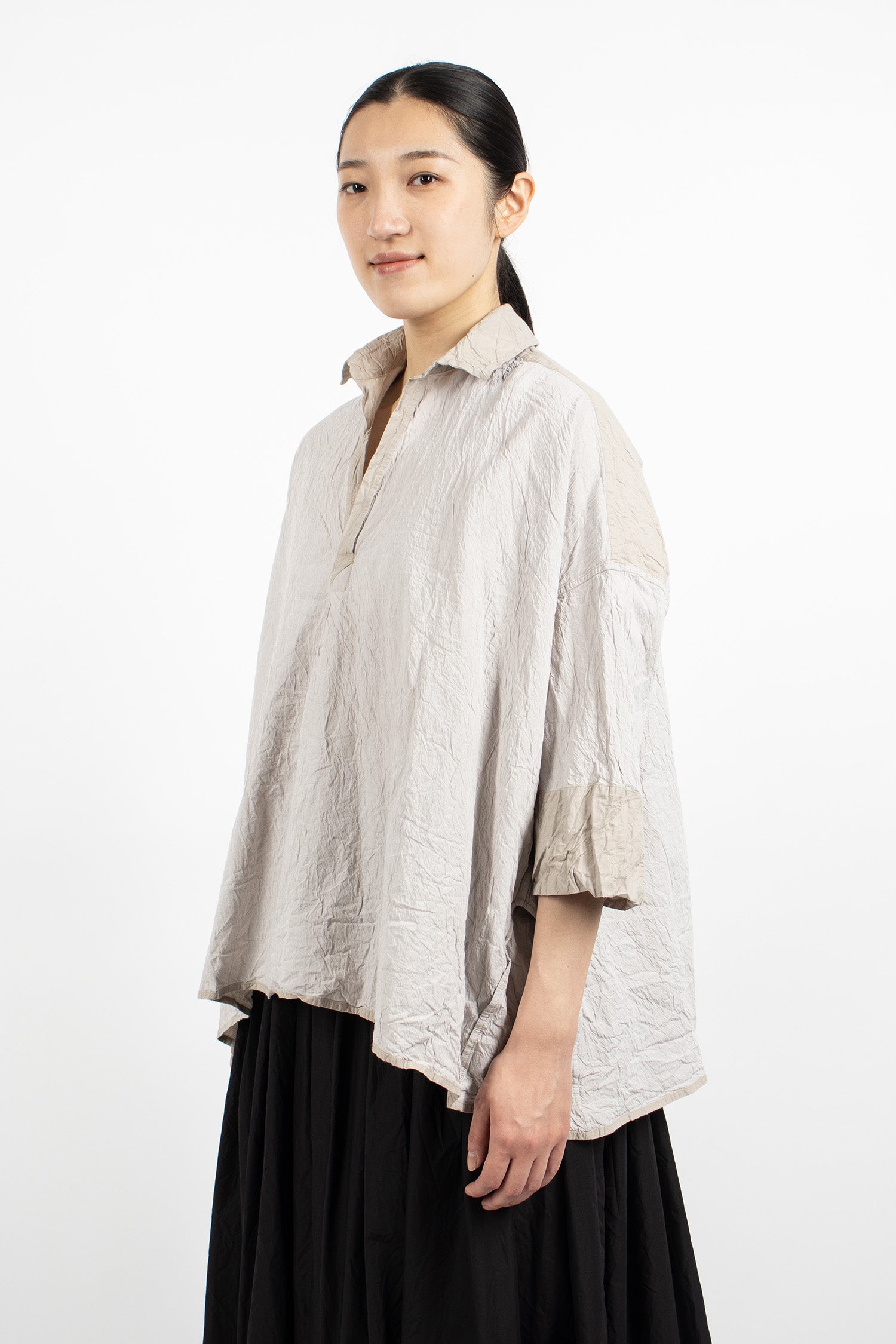 Lamponè Reversible Shirt Natural