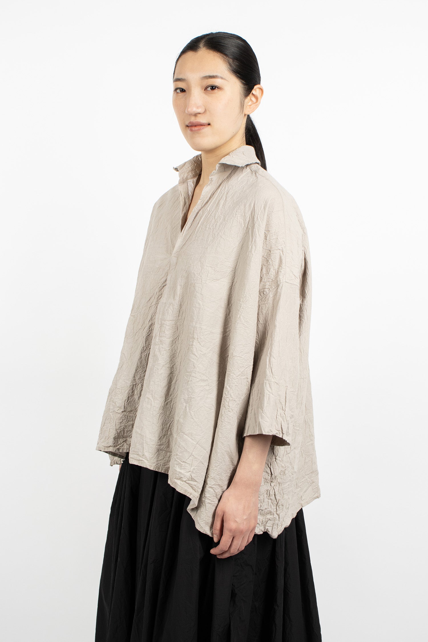 Lamponè Reversible Shirt Natural
