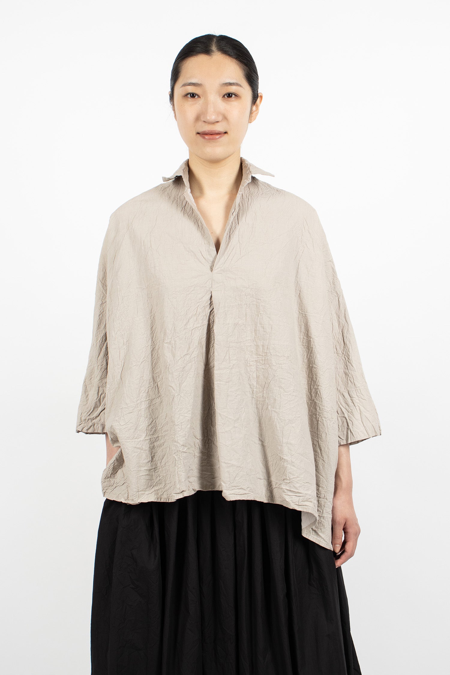 Lamponè Reversible Shirt Natural