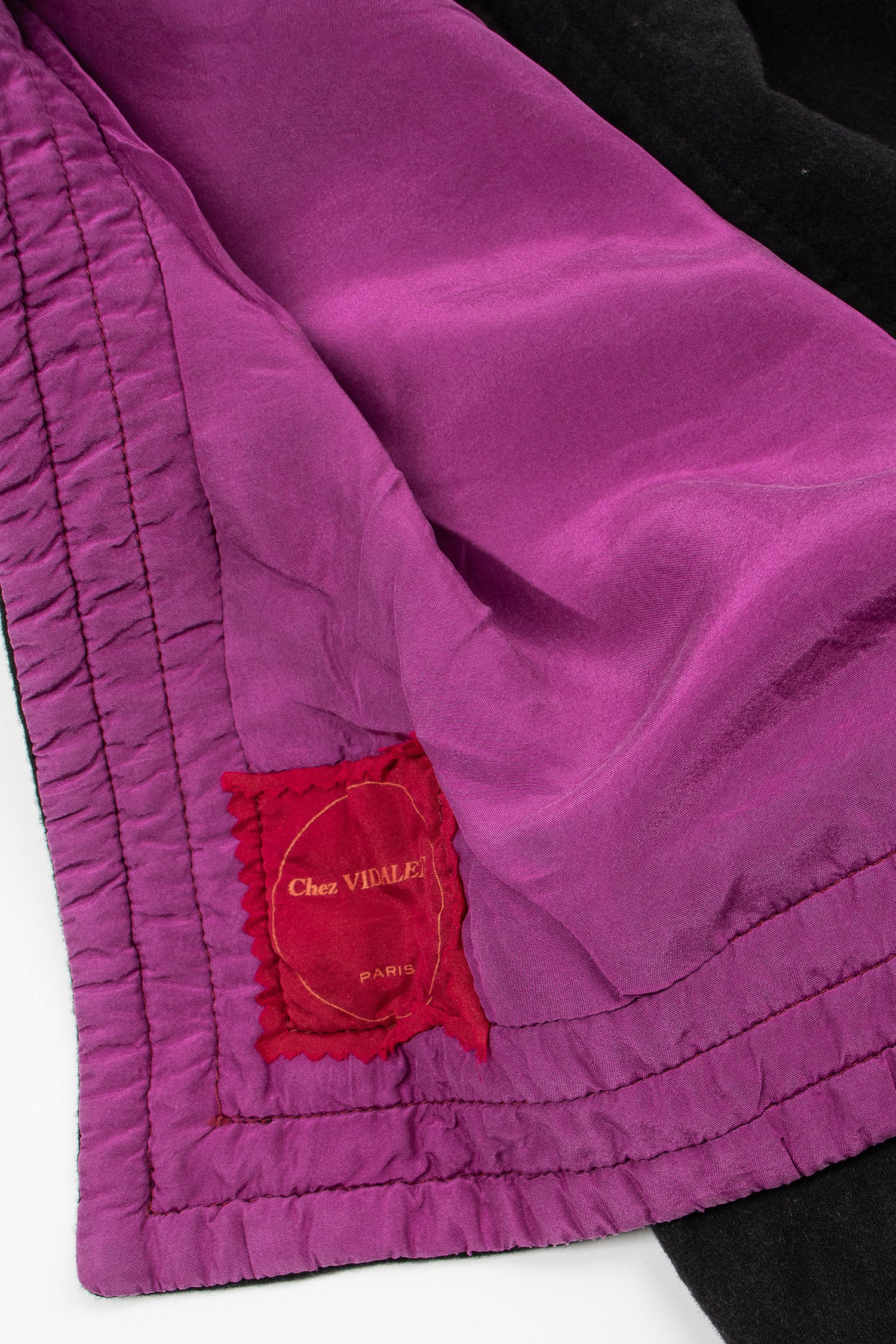 Bella Double Faced Scarf Black/Pink