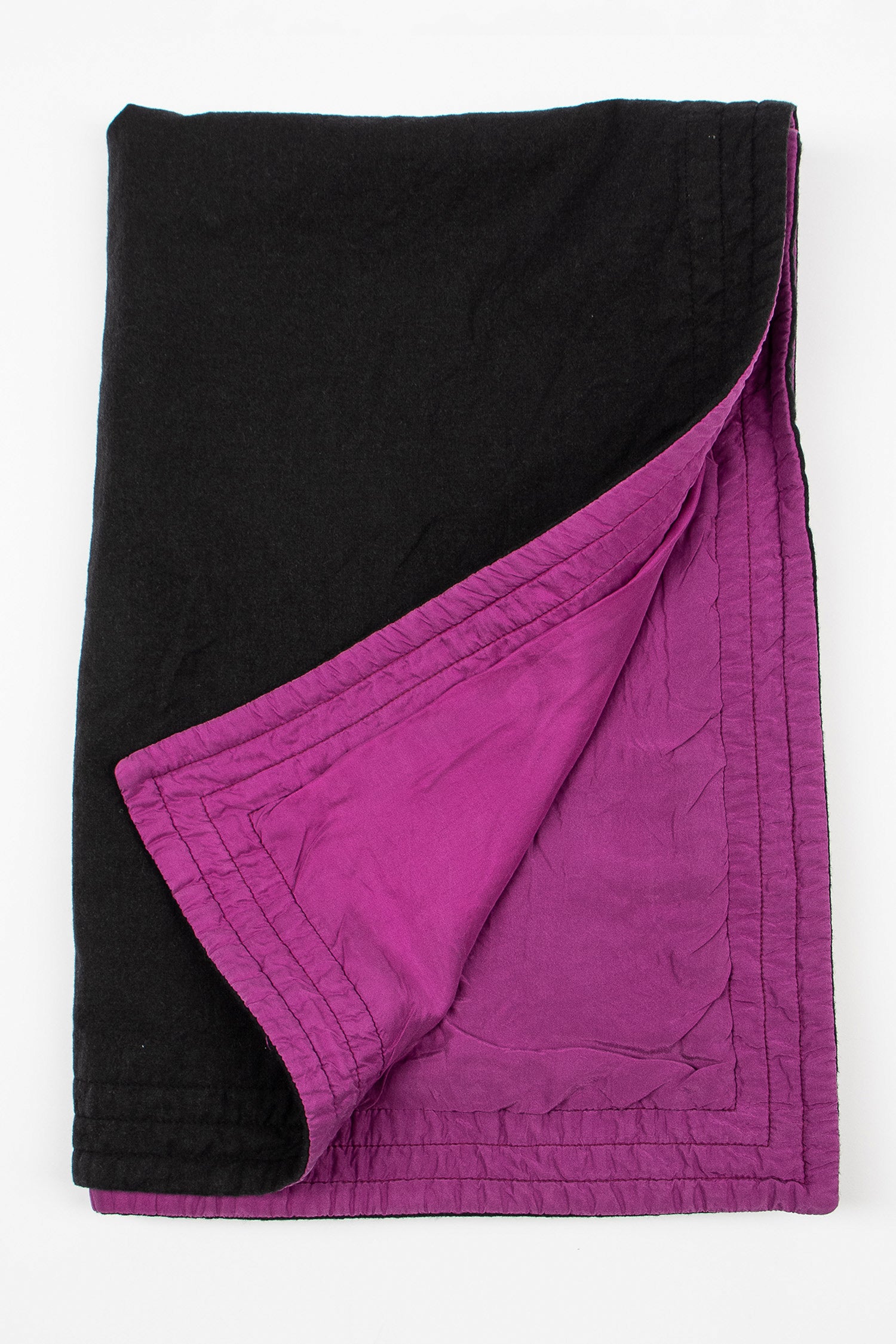 Bella Double Faced Scarf Black/Pink