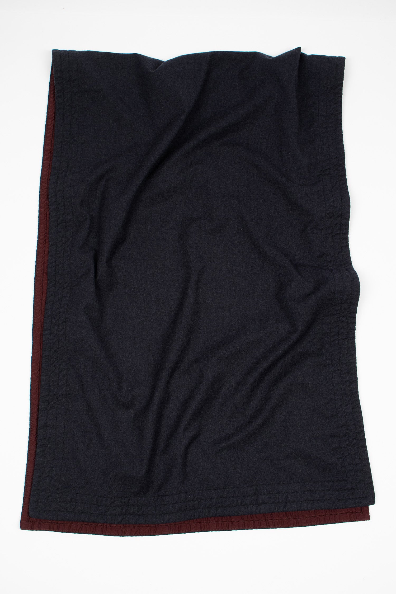 Bella Double Faced Scarf Navy/Prune