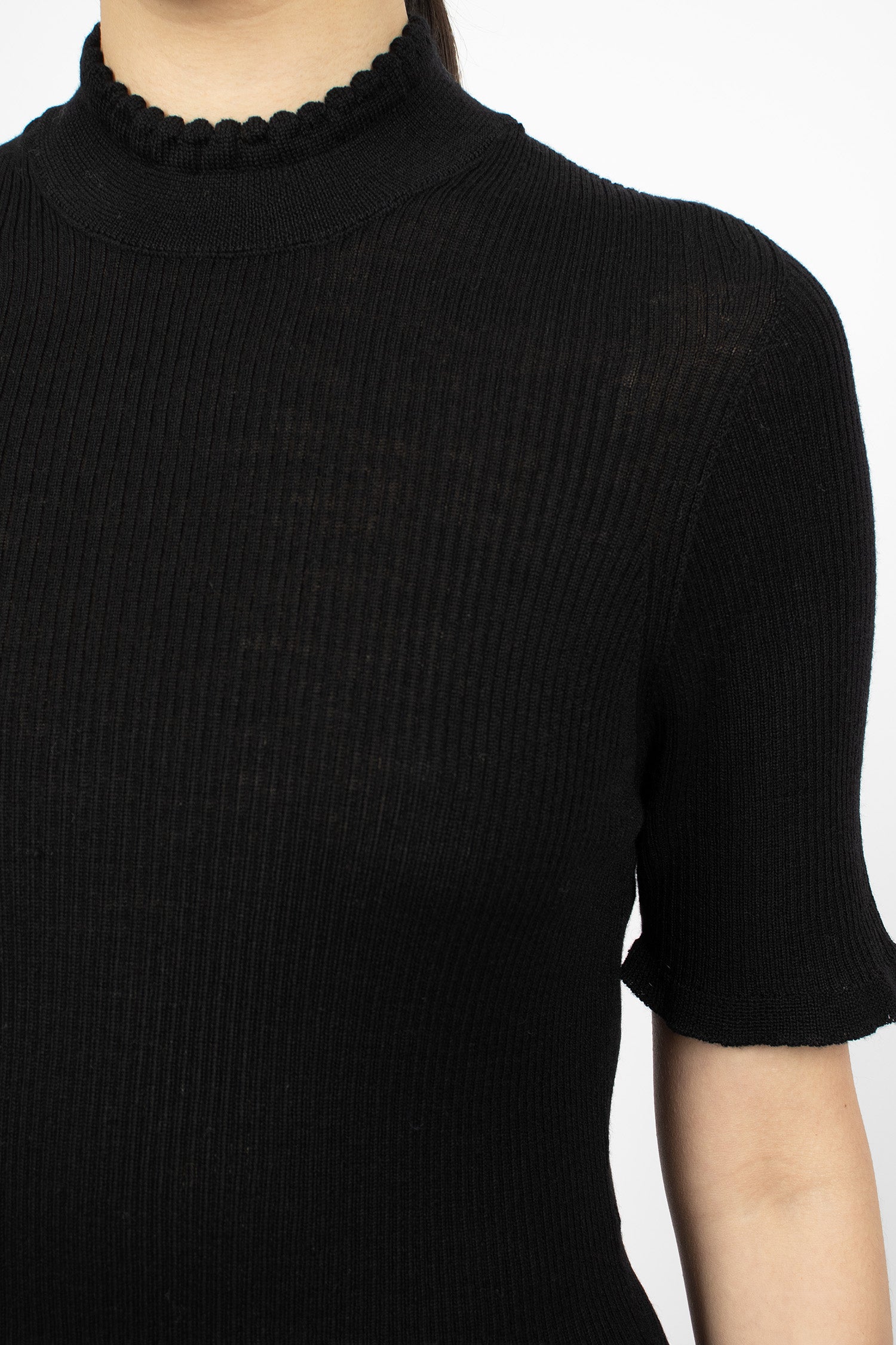 Bentley Knit Top Black