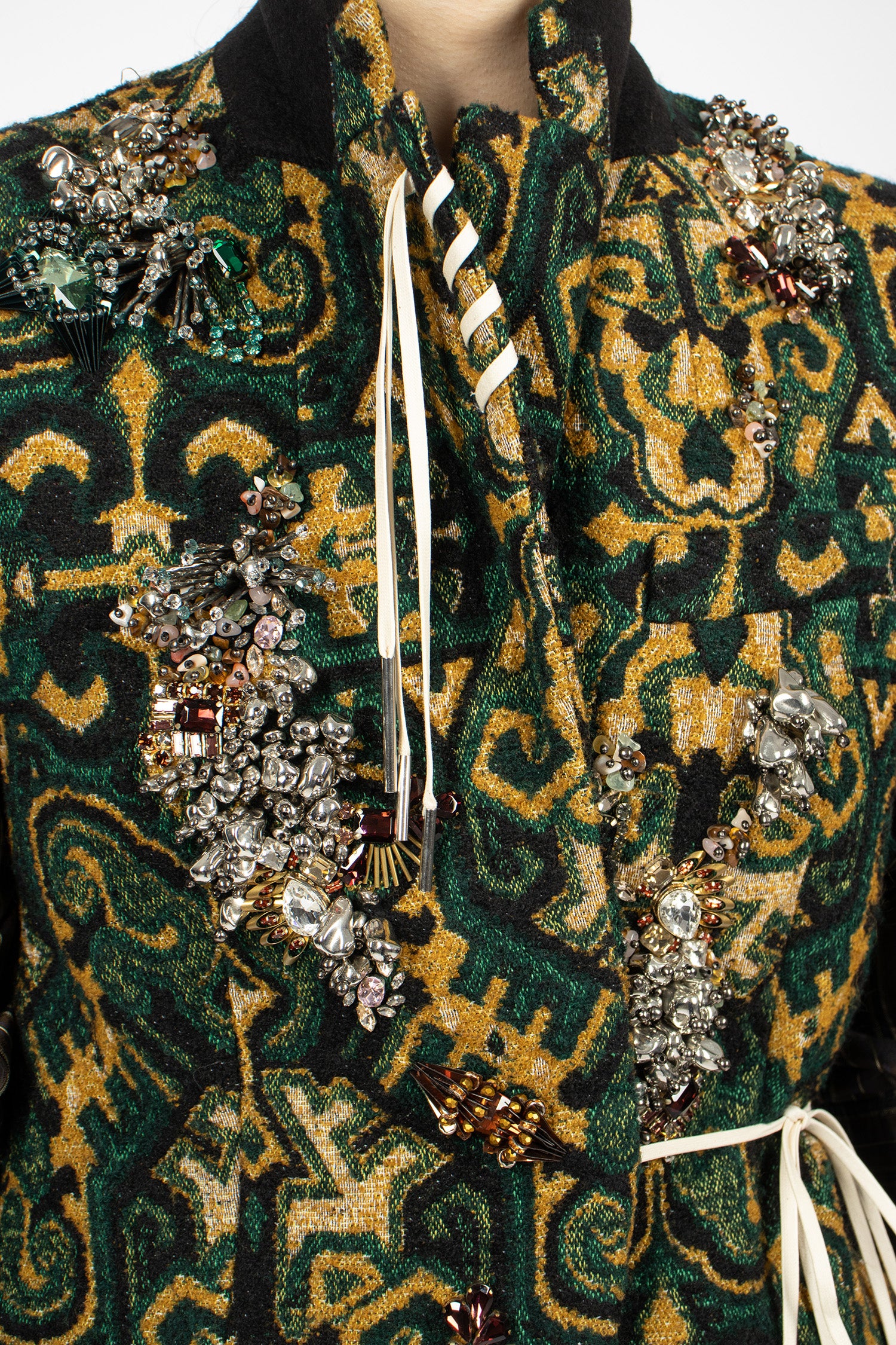 Embellished Sleeveless Blazer Bottle