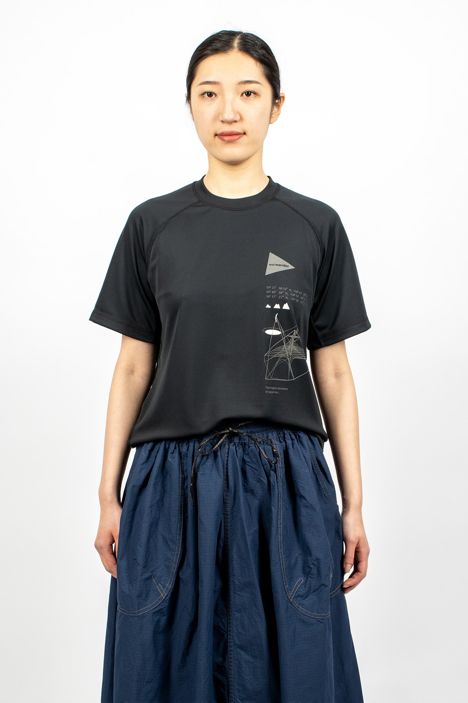 Dry Jersey SS Print T-Shirt Black