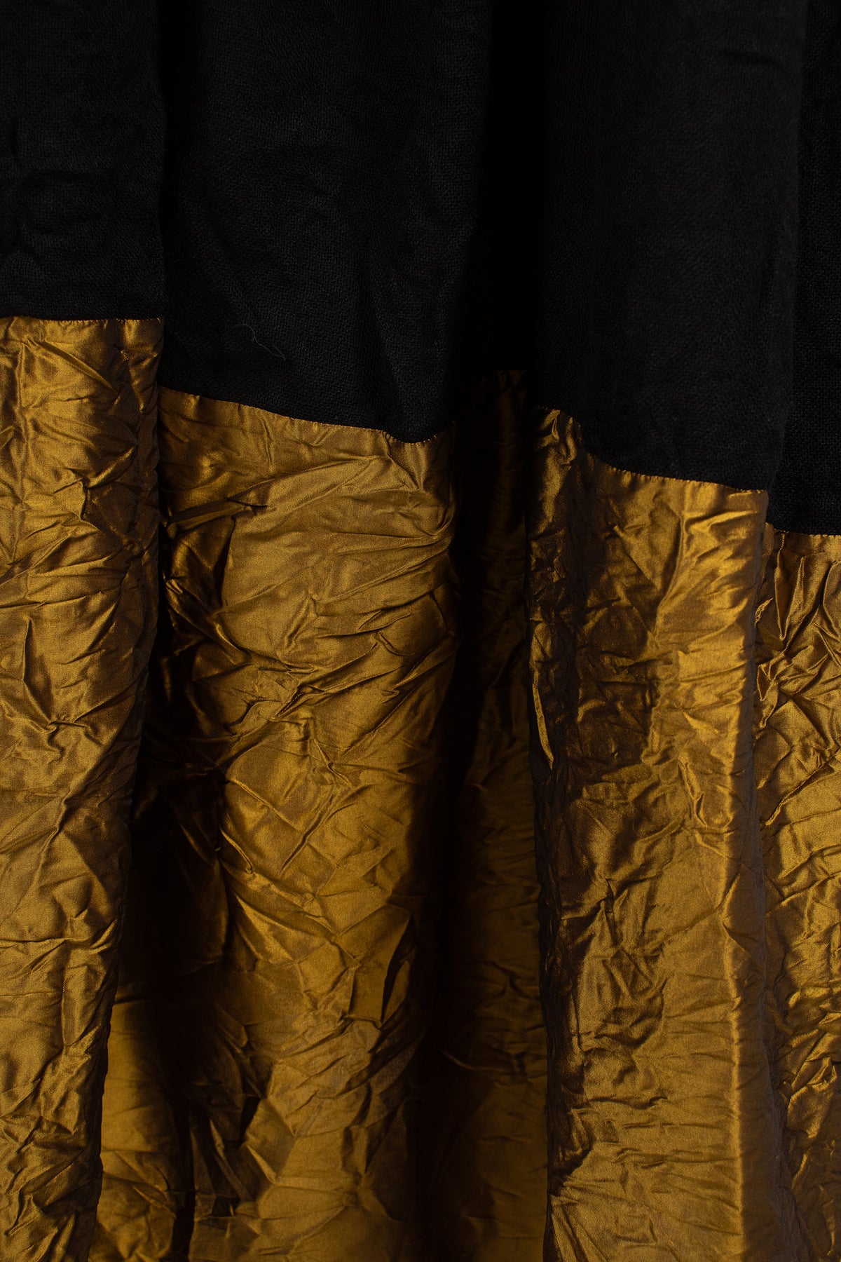 Newpride Patchwork Dress Black/Gold