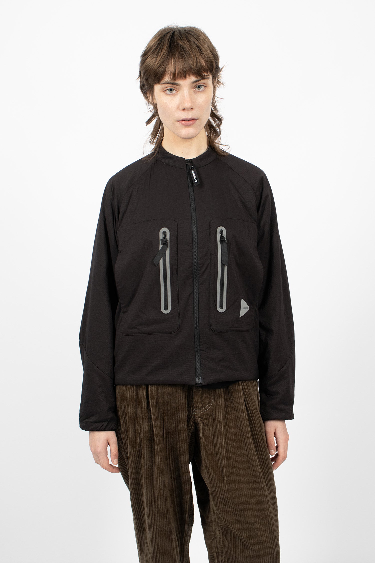 Alpha AIR collarless Jacket Black