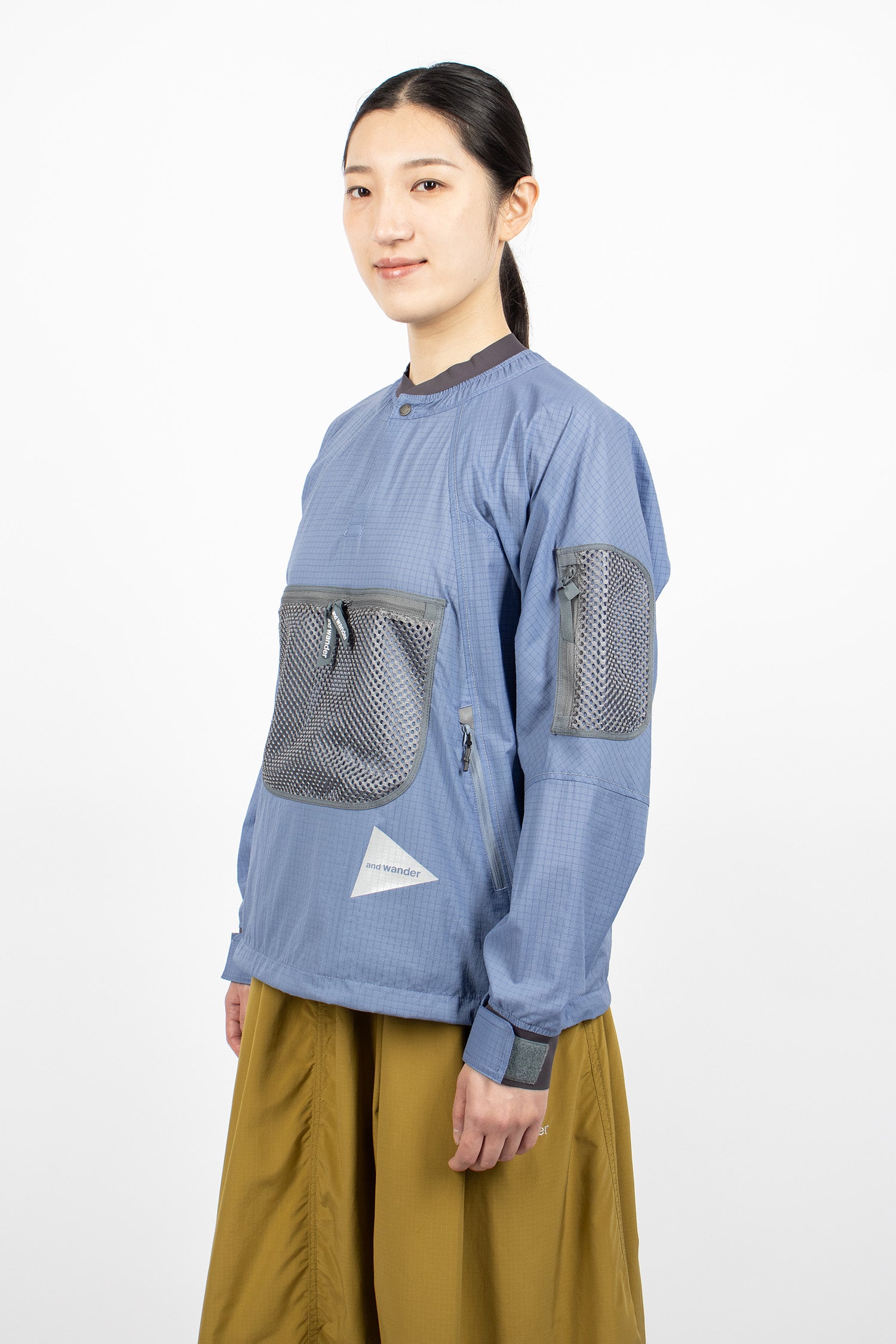 Breath Rip Pullover Jacket Light Purple