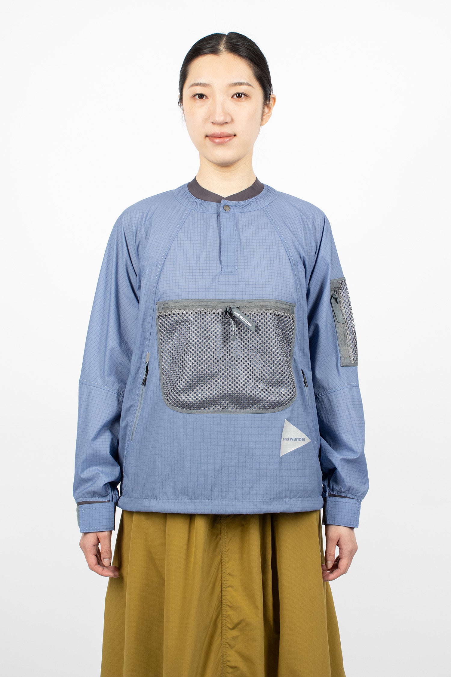 Breath Rip Pullover Jacket Light Purple