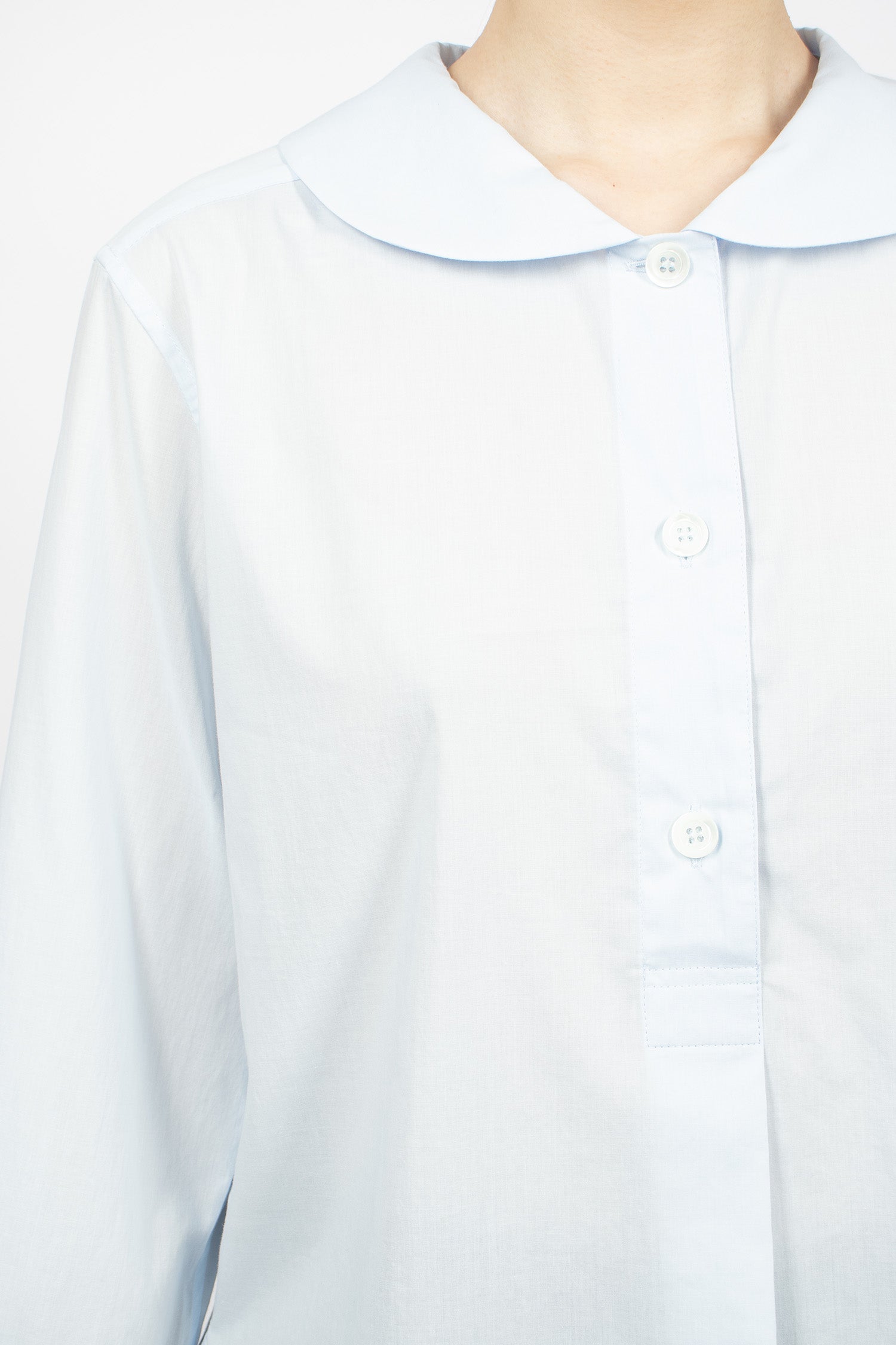 Petal Collar Shirt Pale Blue