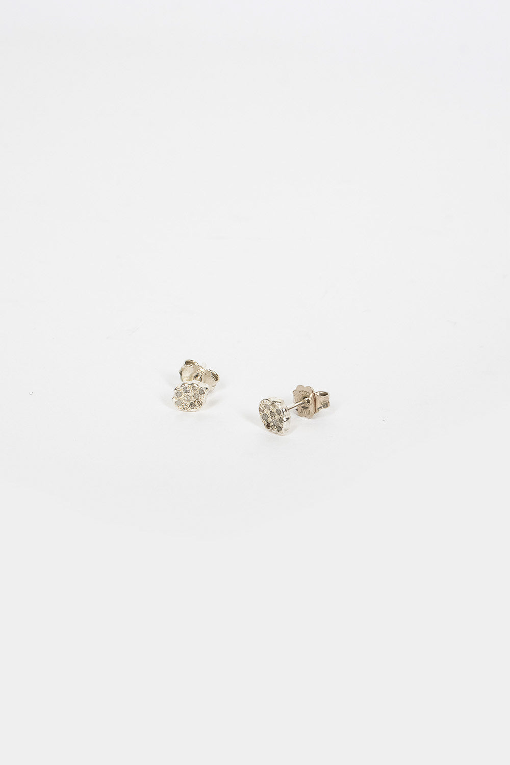 Shiran Earrings Silver/Cut Diamonds