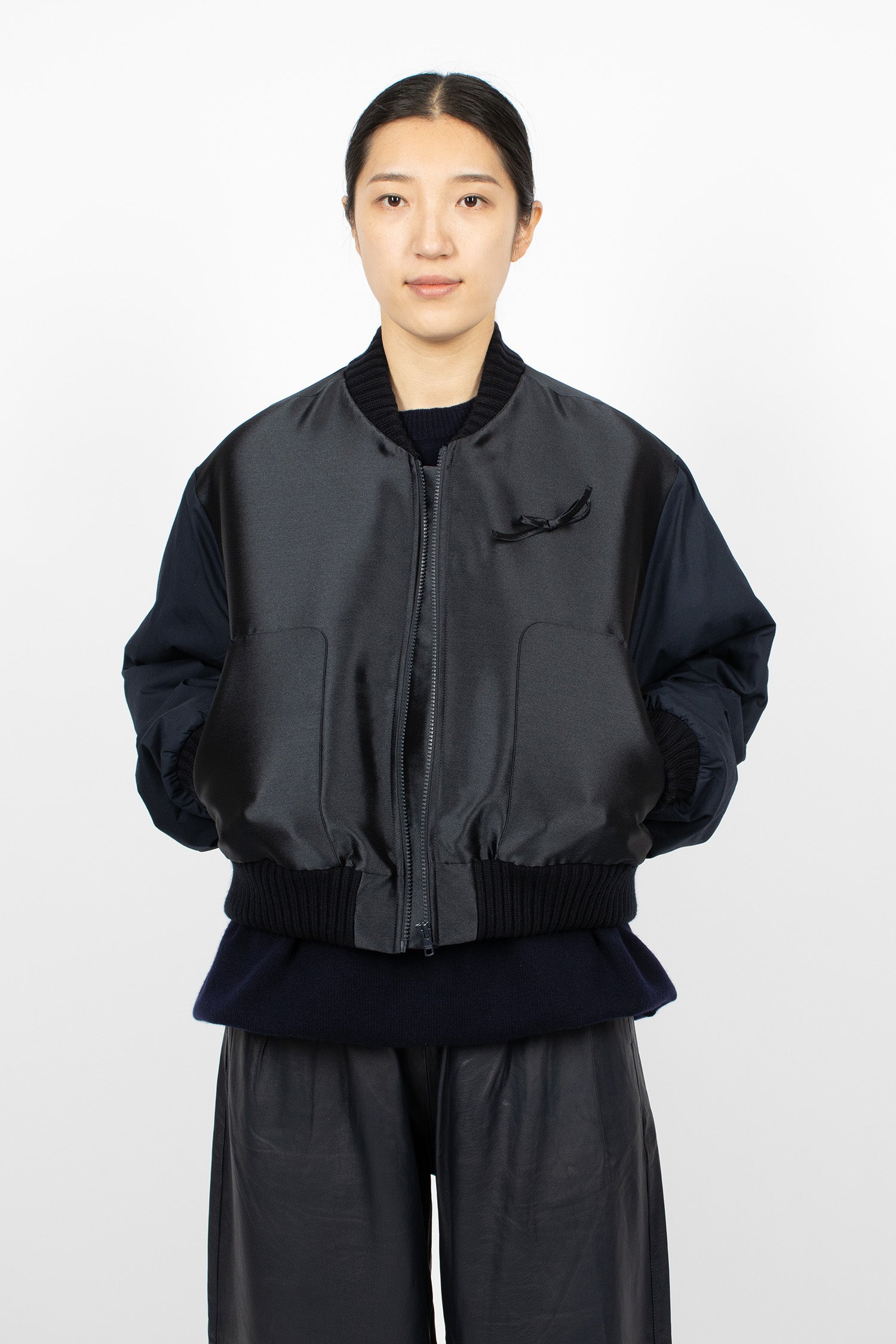 Bow Coat Navy