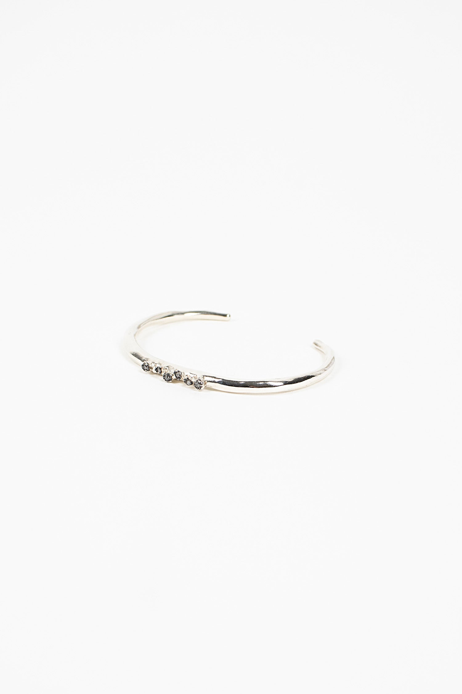 Basak Silver Bracelet Icy Grey Diamond