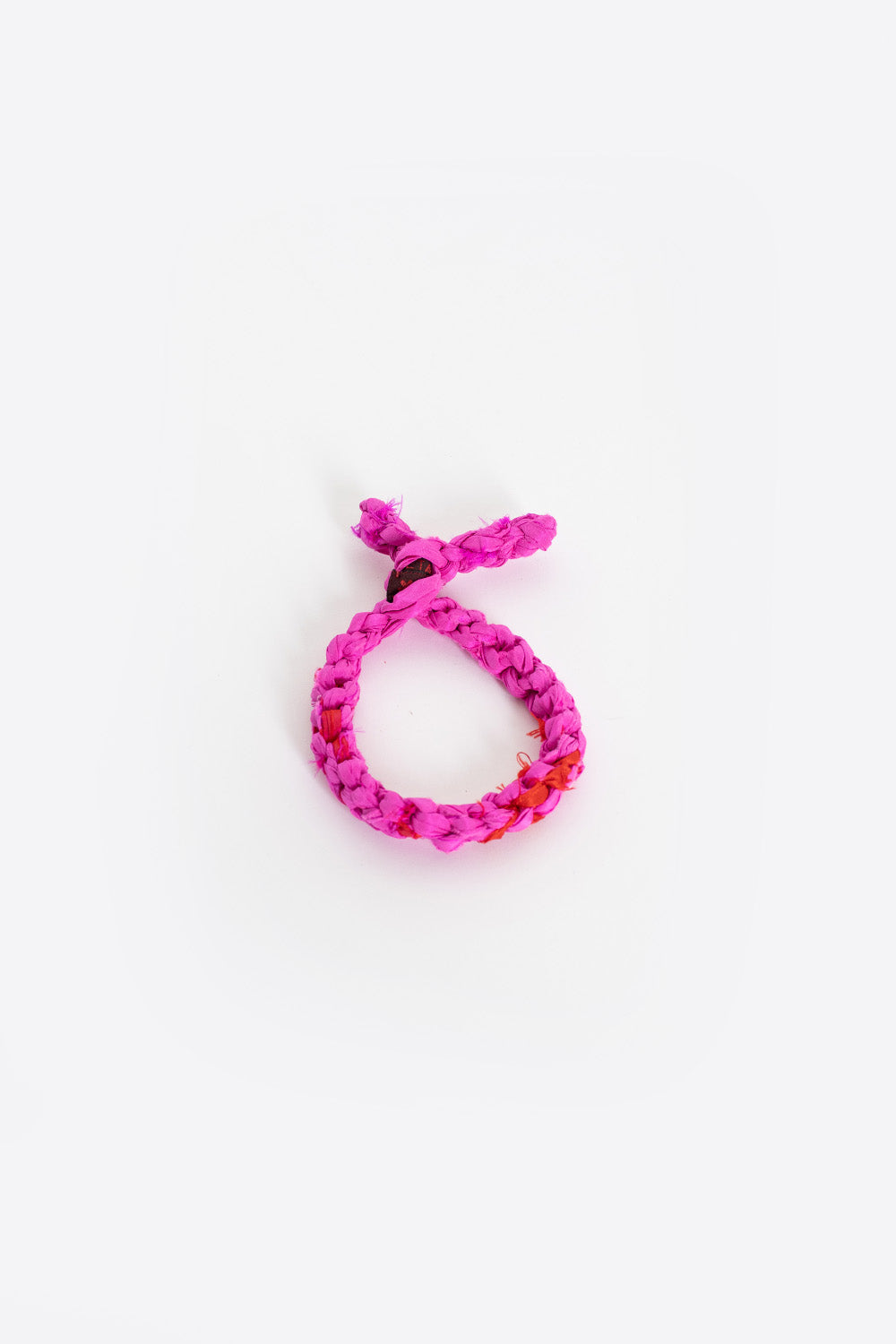Silk Scoubi Bracelet Pink