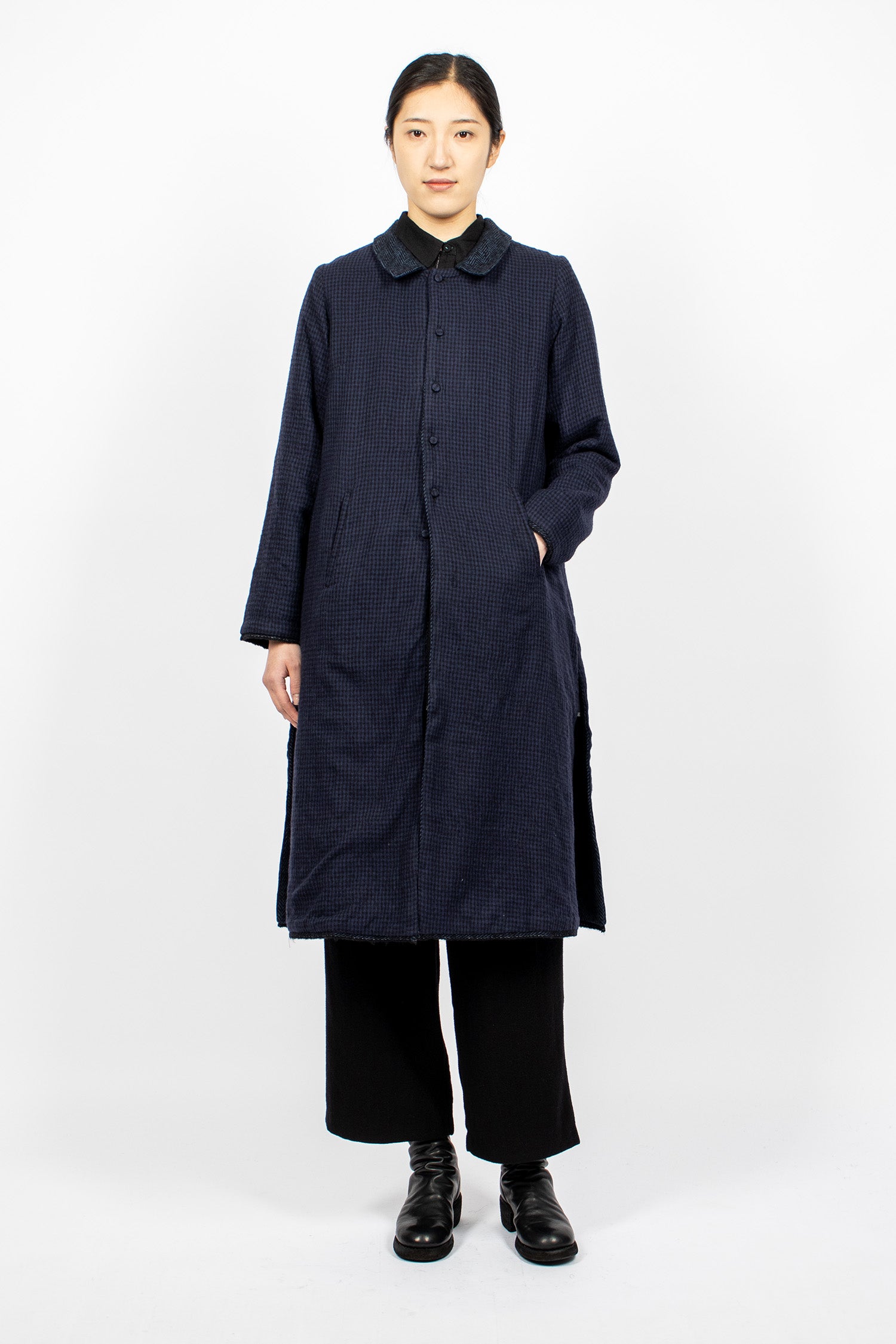 Brock Reversible Coat Navy