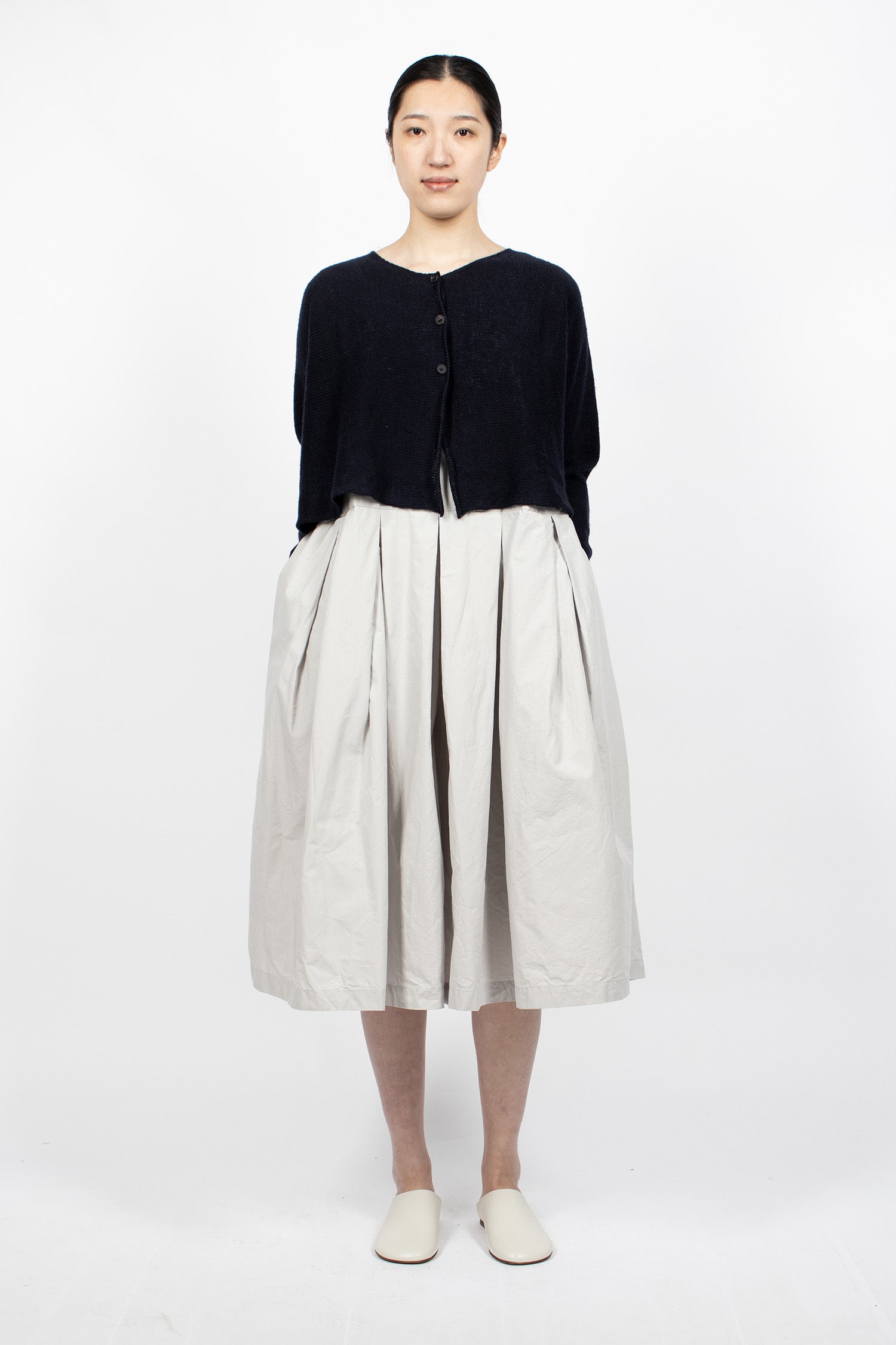 Maple Linen Cardigan Navy