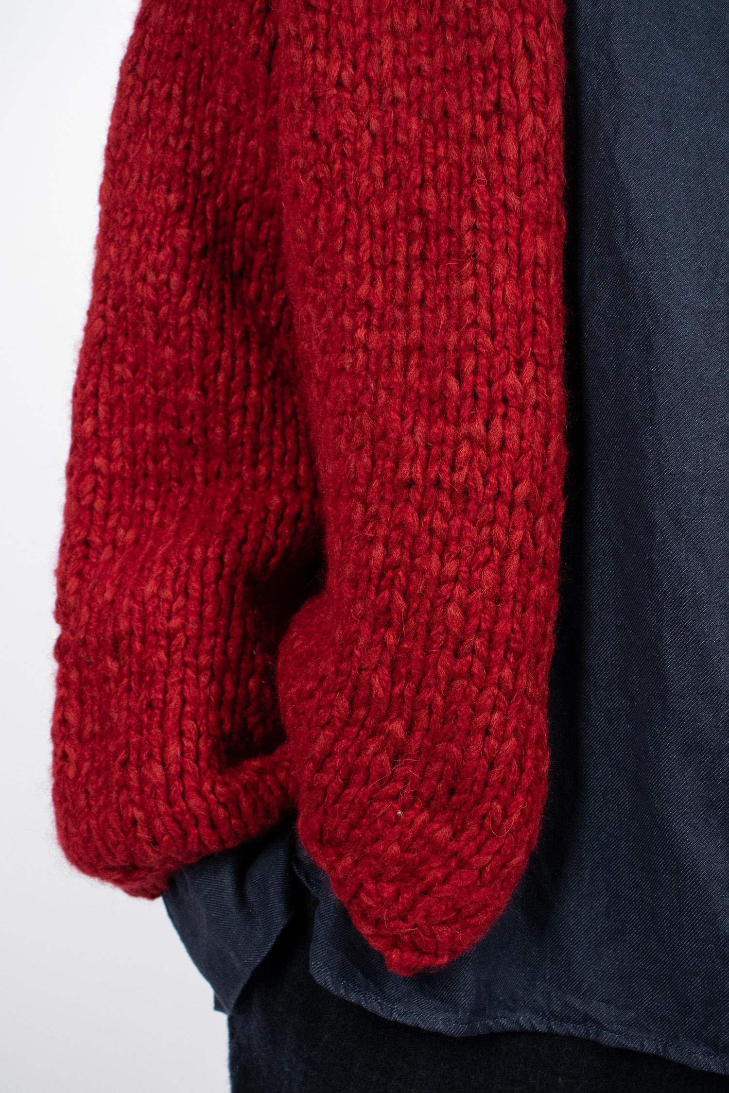 Short Cardigan Red/Red