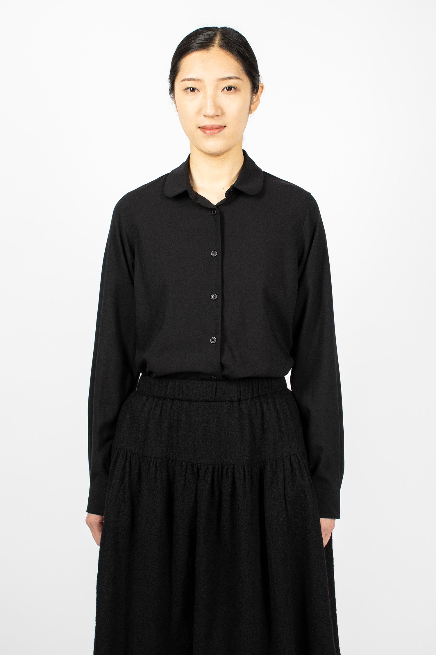 Chloe Shirt Wool Black