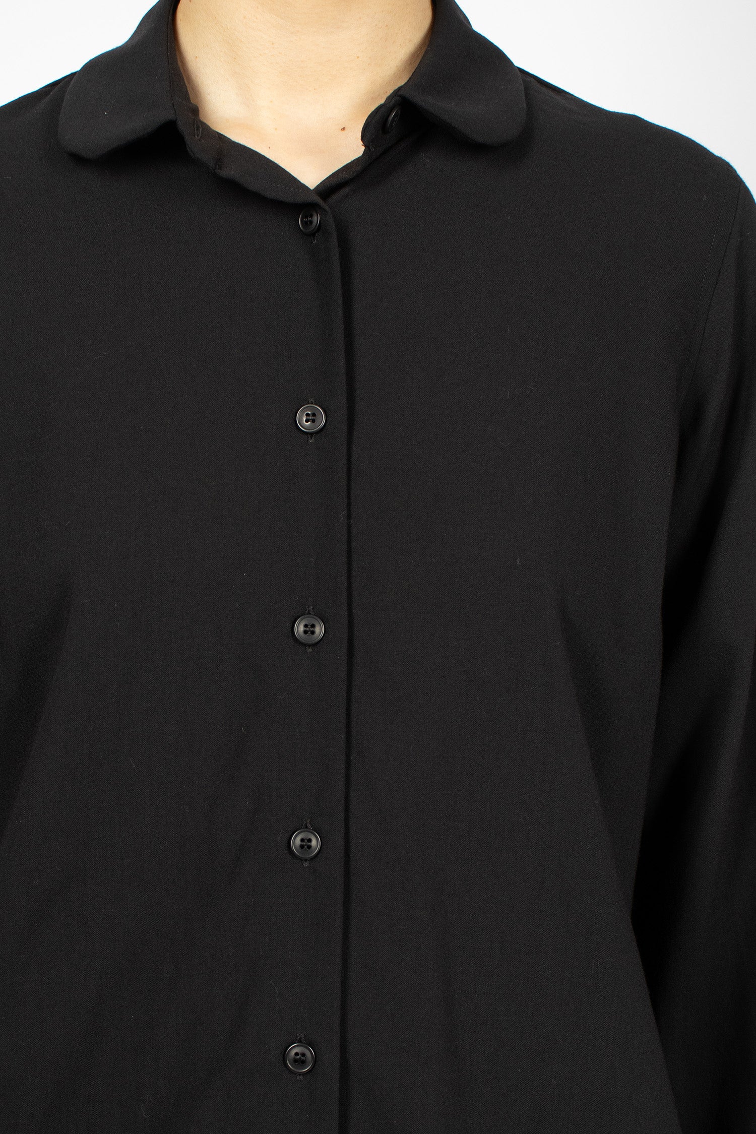 Chloe Shirt Wool Black