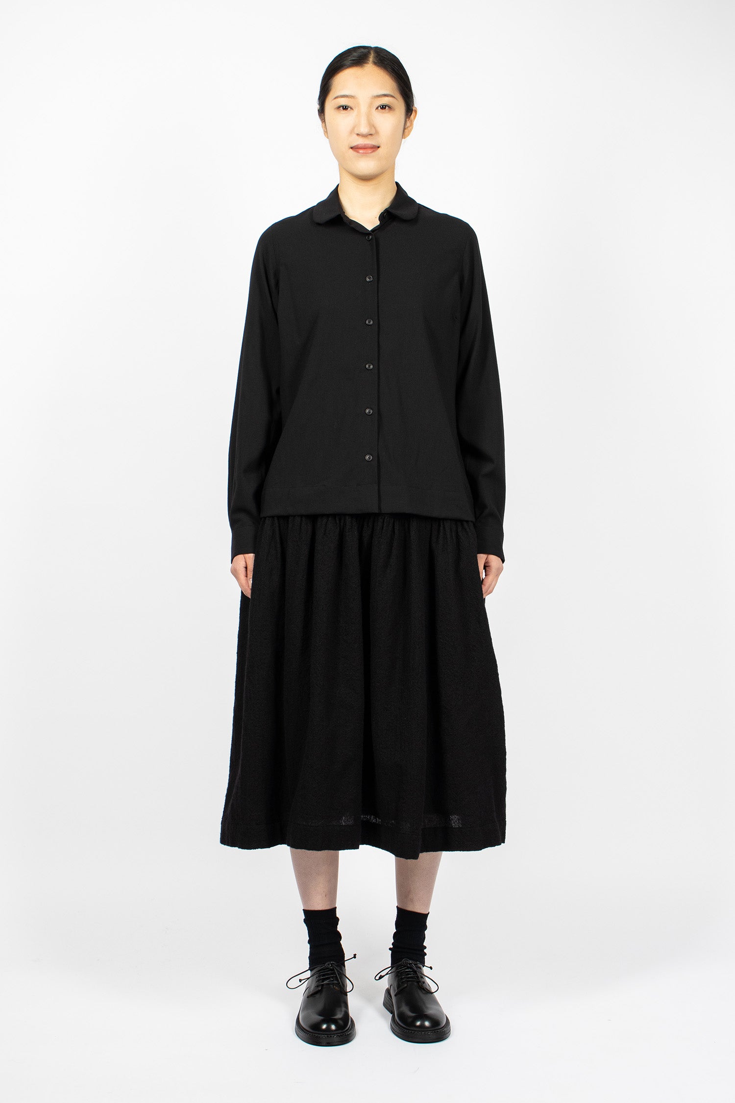 Chloe Shirt Wool Black