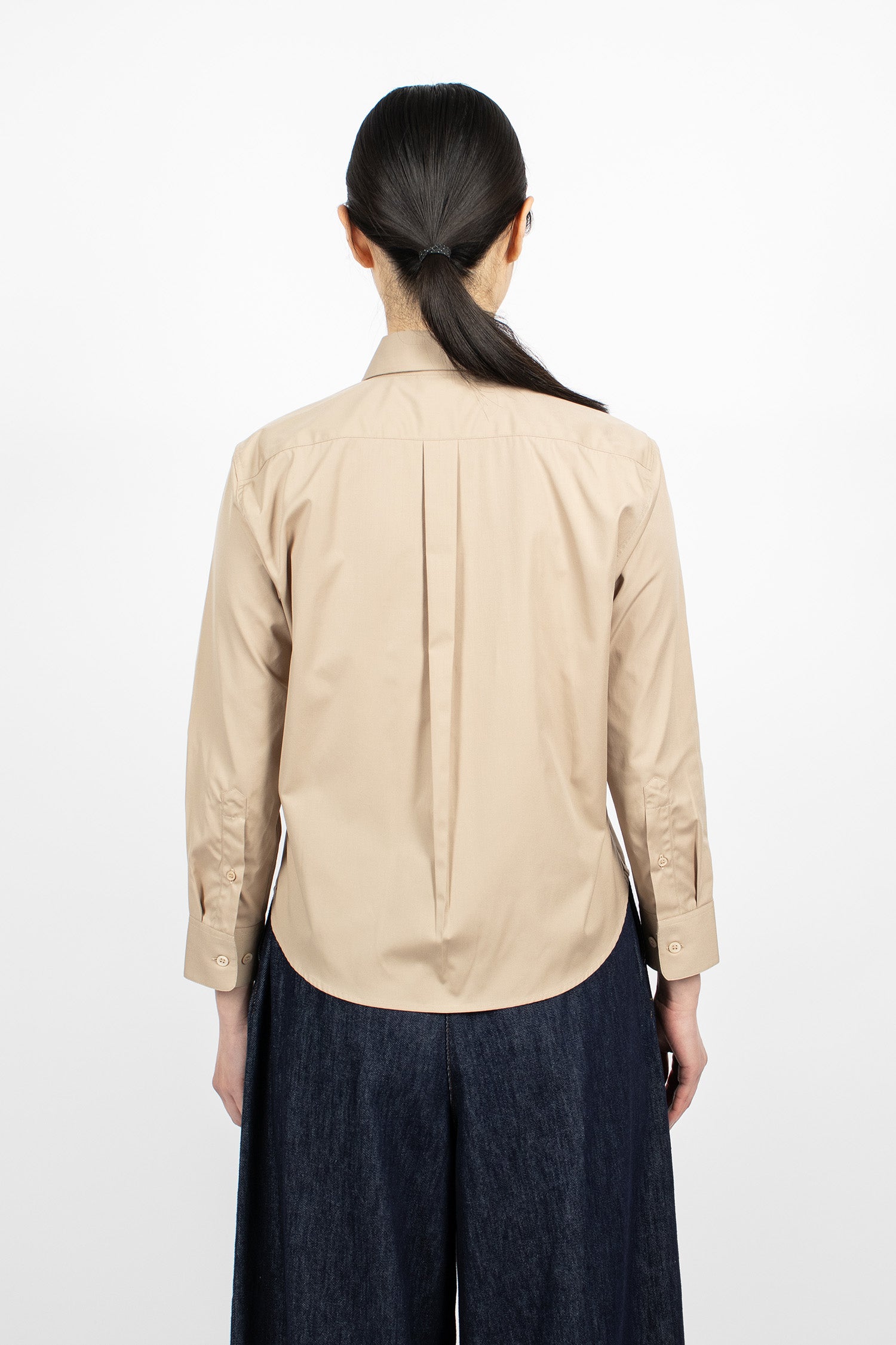 Boxy Mini Shirt Sand
